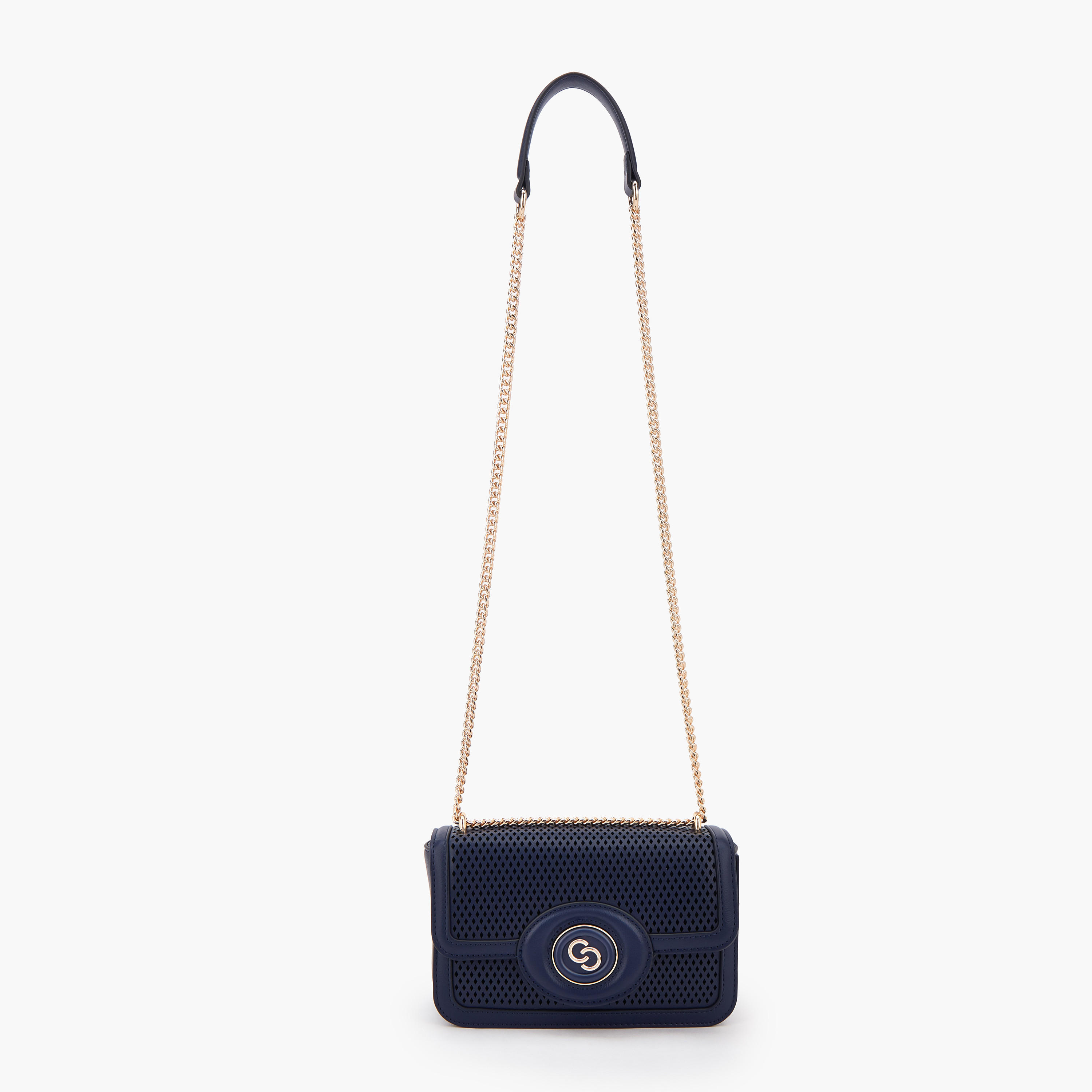 Celeste Cutout Design Crossbody Bag with Chain Strap-women-bagsandwallets-handbags-image-2