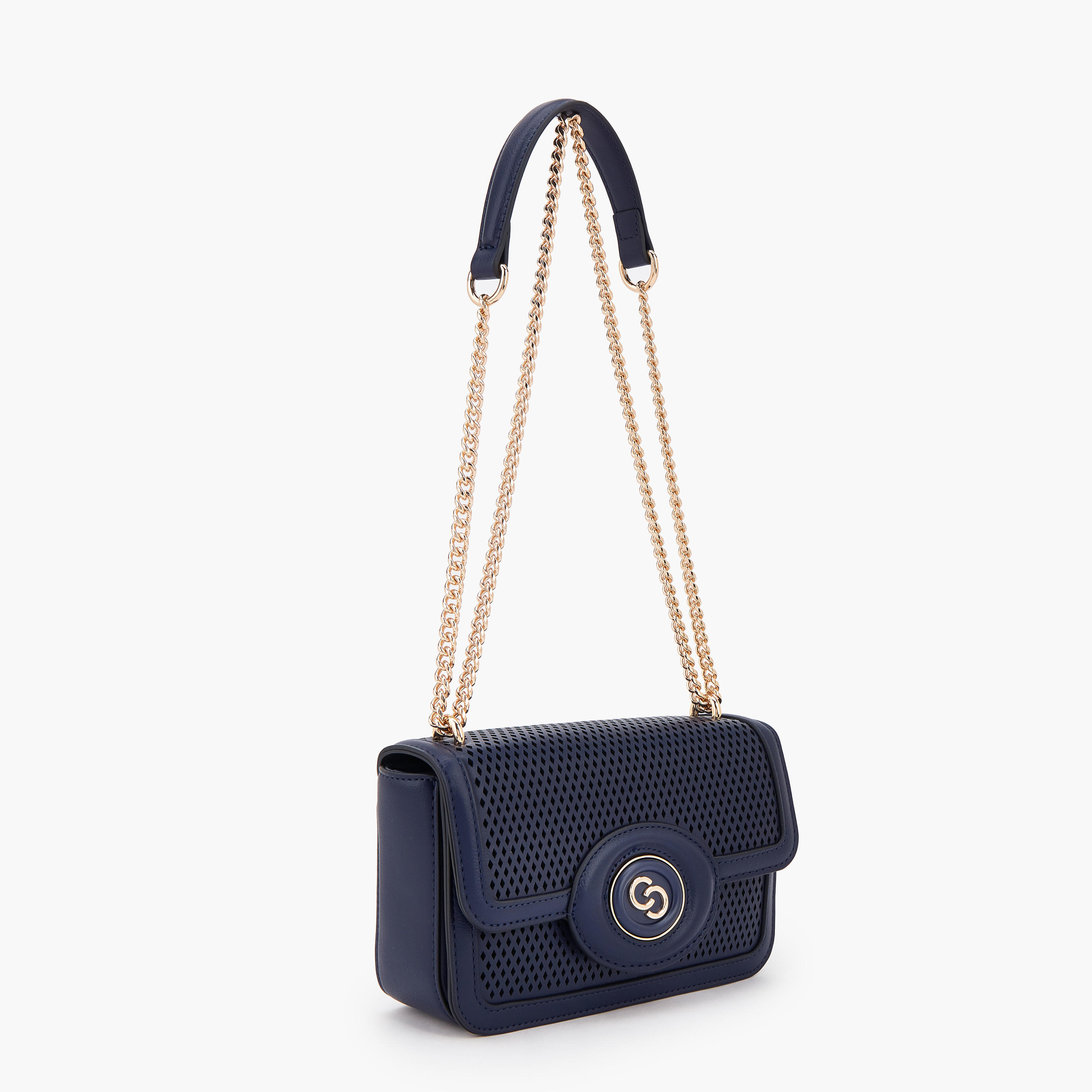 Celeste Cutout Design Crossbody Bag with Chain Strap-women-bagsandwallets-handbags-image-3