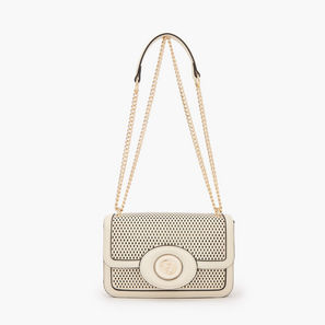 Celeste Cutout Design Crossbody Bag with Chain Strap-women-image-1