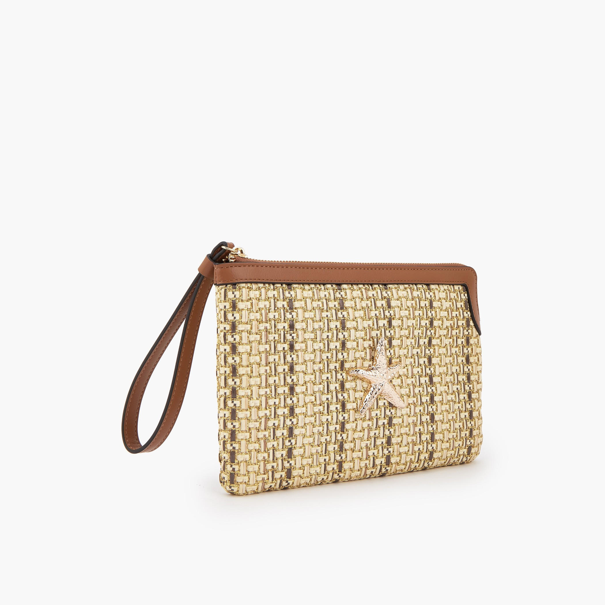 Celeste Weave Textured Clutch with Wristlet-women-bagsandwallets-handbags-image-3