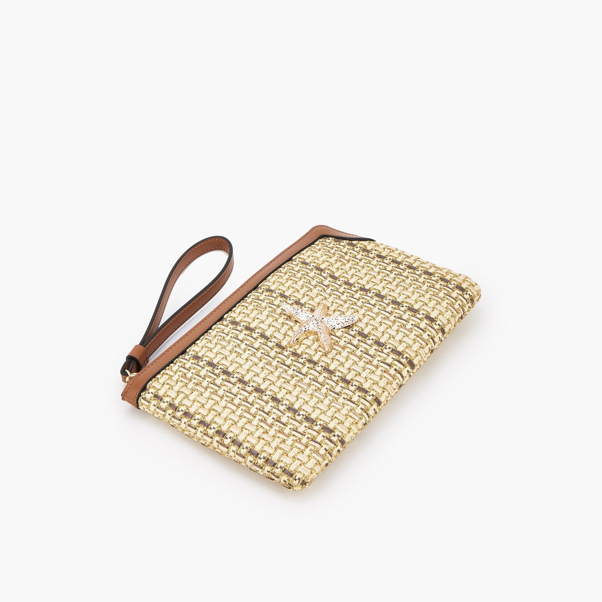 Celeste Weave Textured Clutch with Wristlet-women-bagsandwallets-handbags-image-6