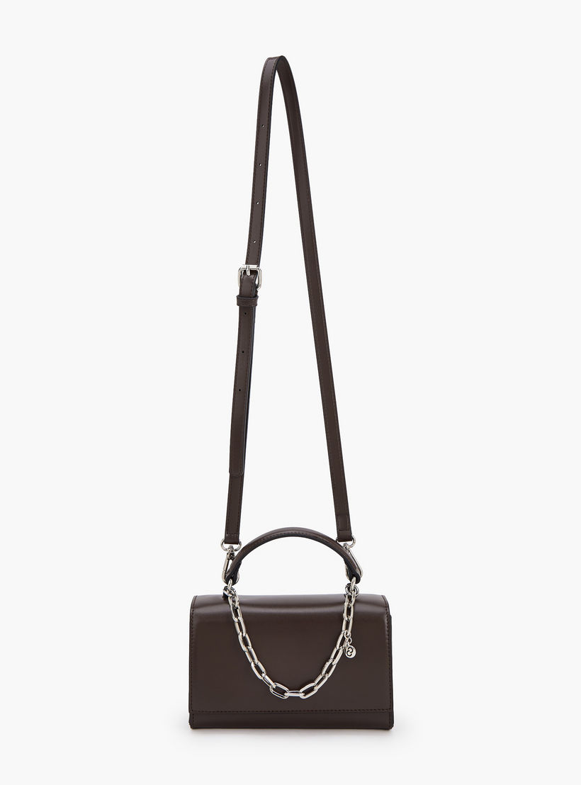 Celeste Solid Satchel Bag with Chain Detail-women-bagsandwallets-handbags-image-2
