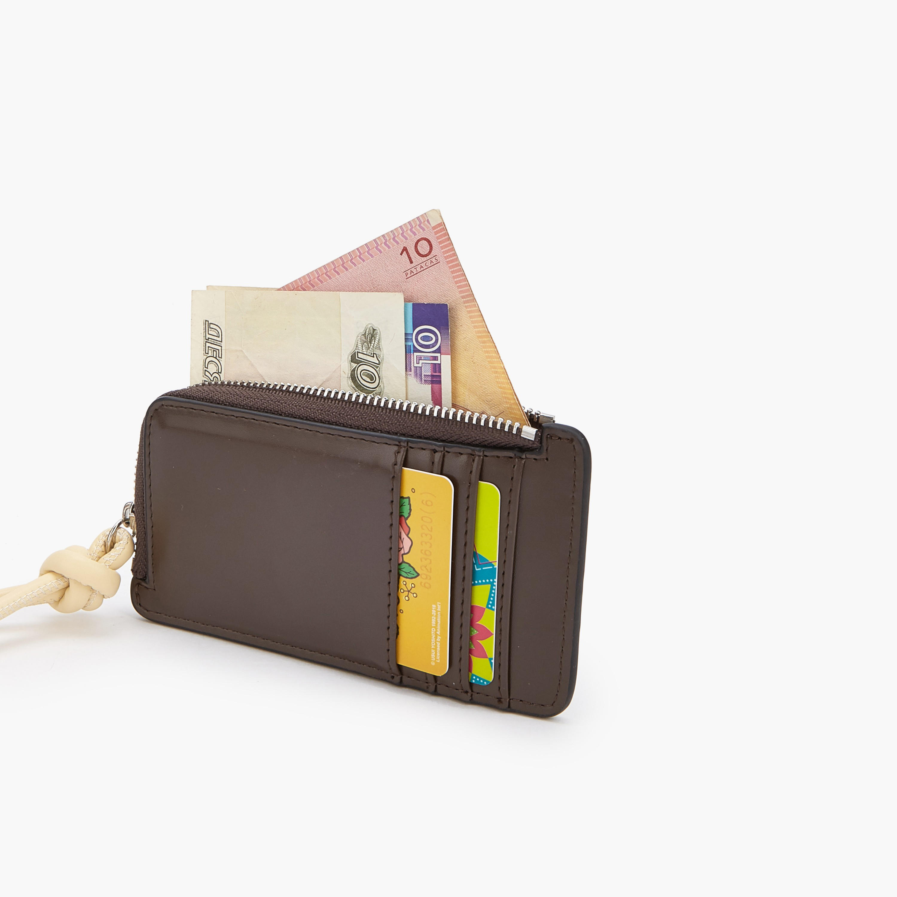 محفظة بتزيينات شعار وسحاب إغلاق من سيليست-women-bagsandwallets-wallets-image-7