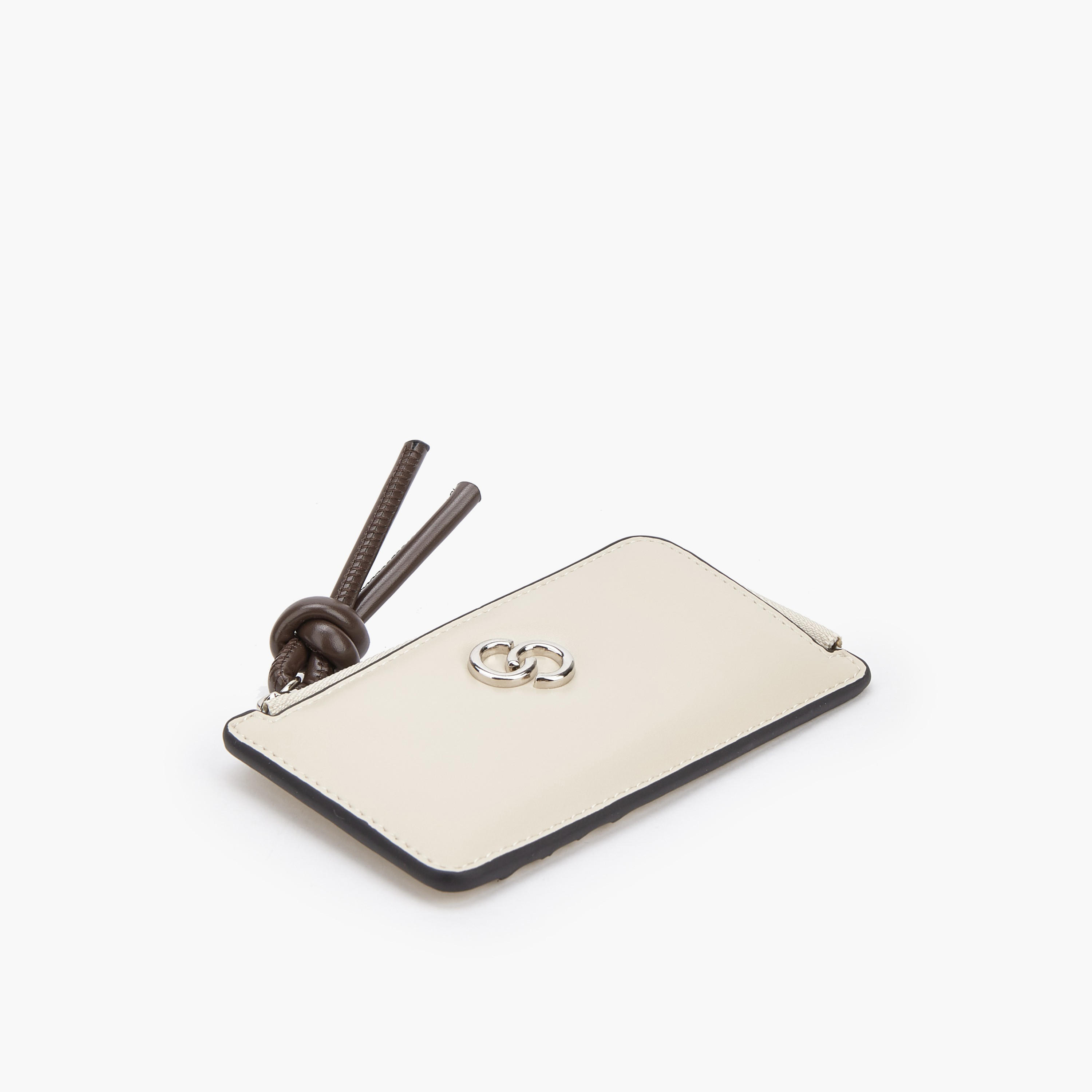 محفظة بتزيينات شعار وسحاب إغلاق من سيليست-women-bagsandwallets-wallets-image-4