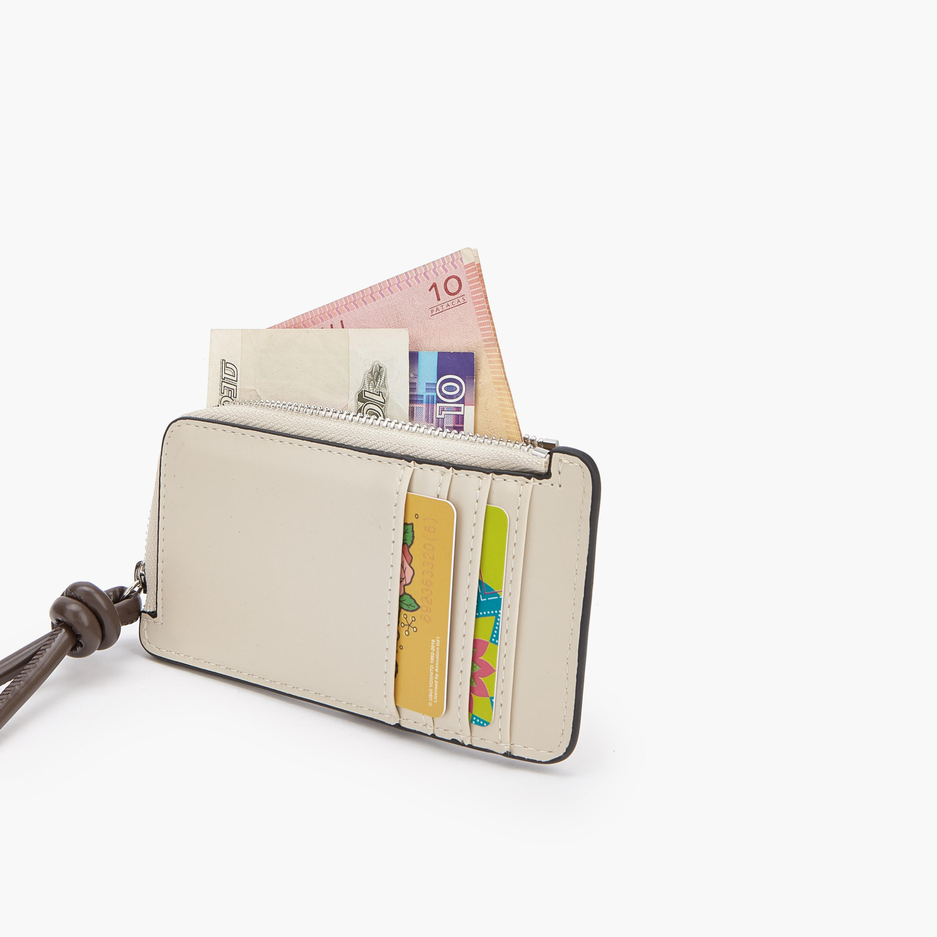 محفظة بتزيينات شعار وسحاب إغلاق من سيليست-women-bagsandwallets-wallets-image-7