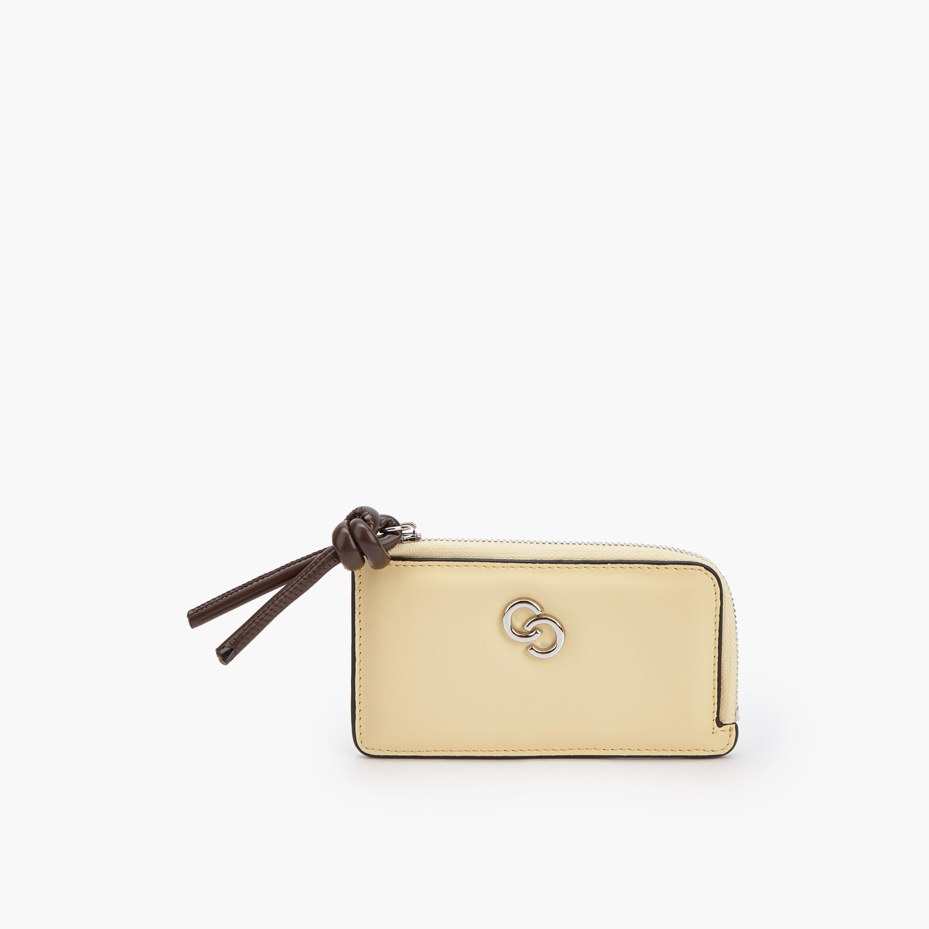 محفظة بتزيينات شعار وسحاب إغلاق من سيليست-women-bagsandwallets-wallets-image-1