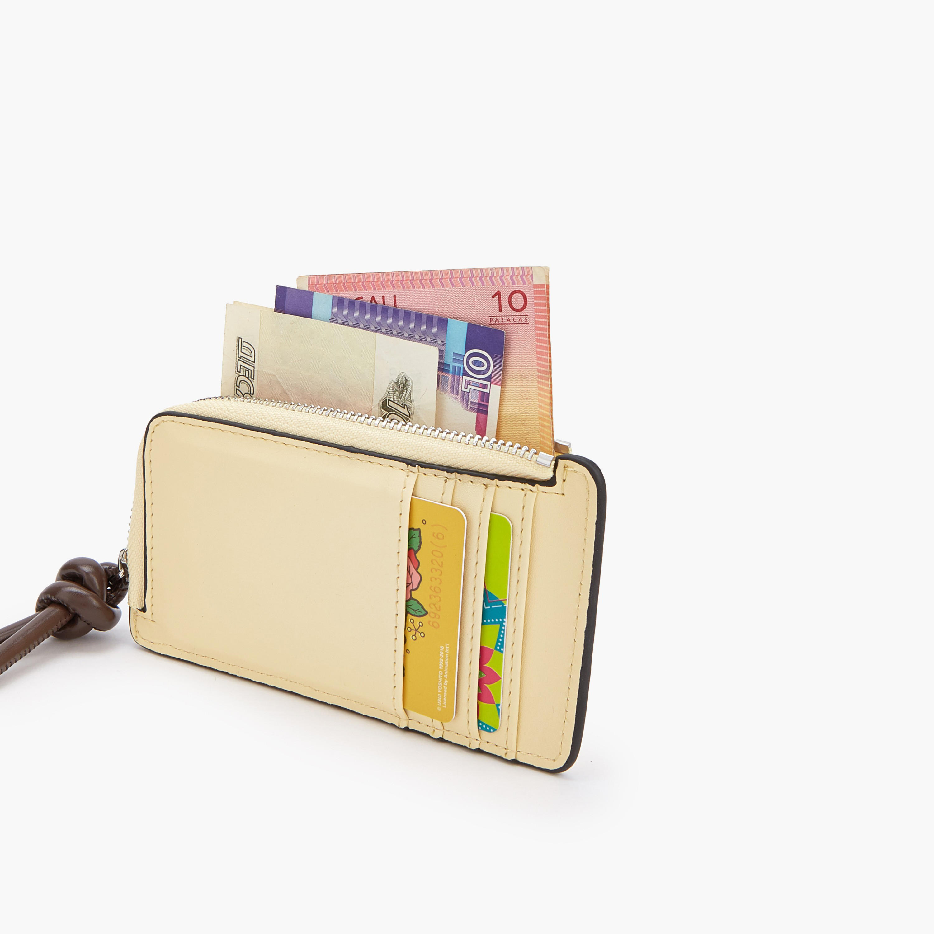 محفظة بتزيينات شعار وسحاب إغلاق من سيليست-women-bagsandwallets-wallets-image-7