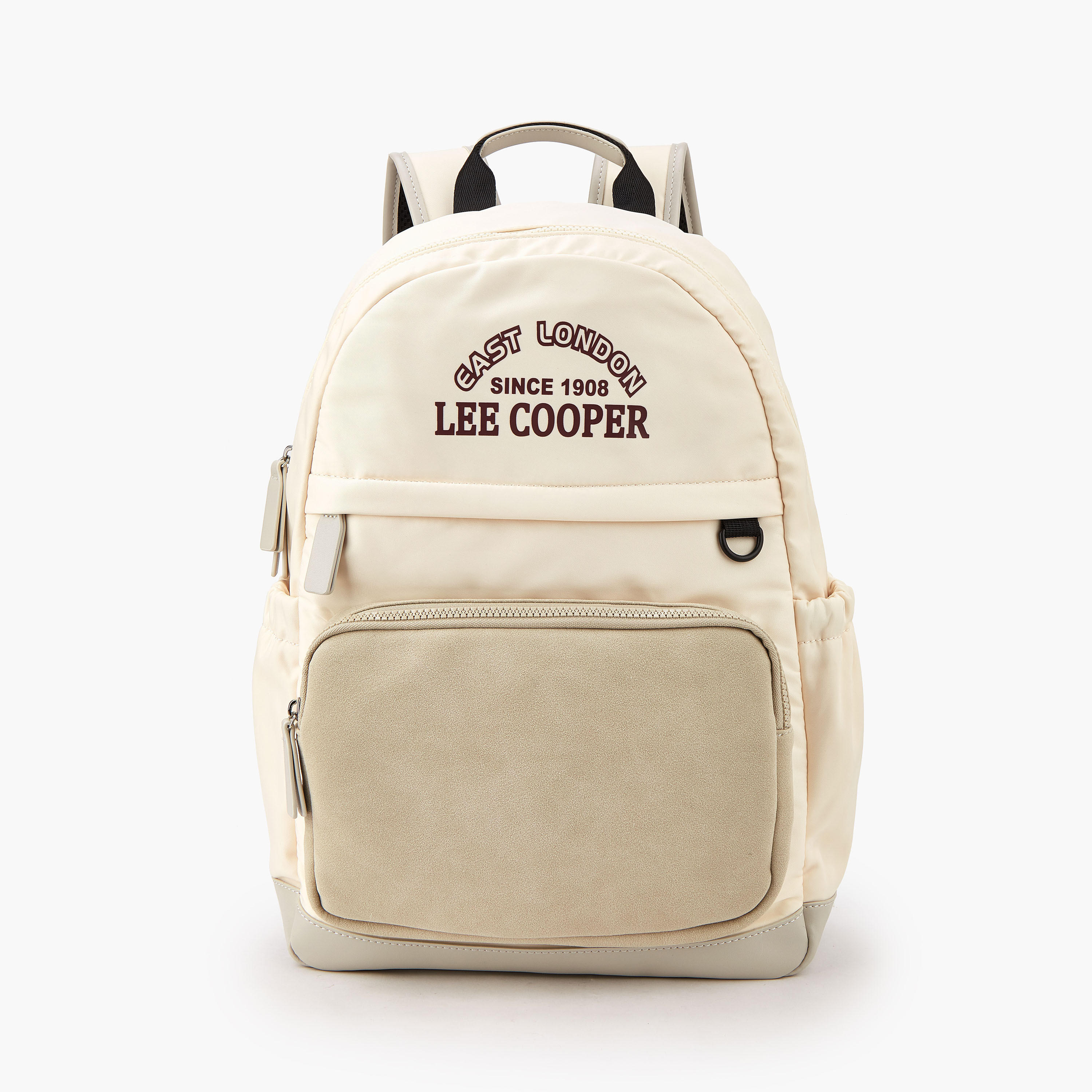 شنطة ظهر بطبعات شعار وحمالات قابلة للتعديل من لي كوبر-women-bagsandwallets-backpacks-image-1