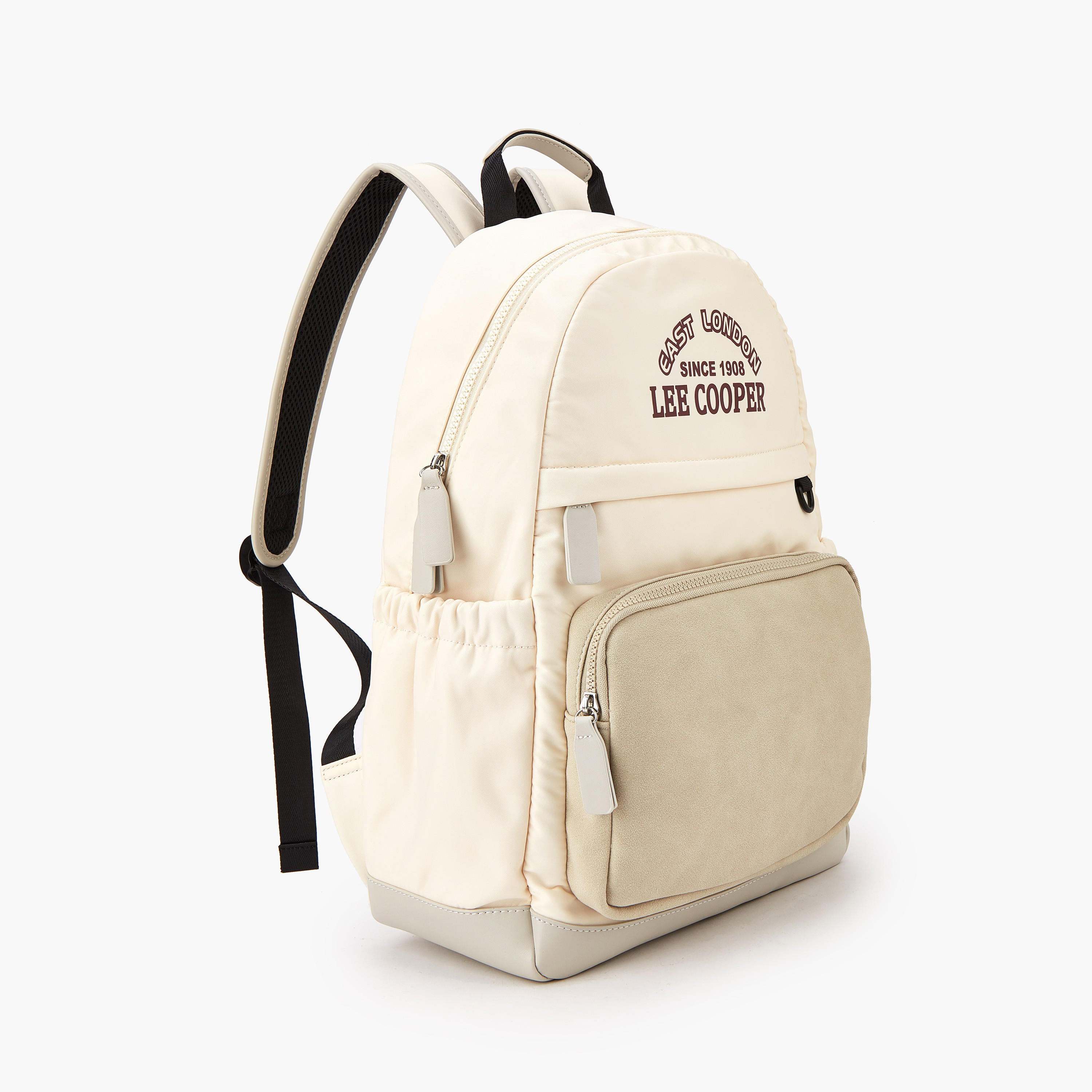 شنطة ظهر بطبعات شعار وحمالات قابلة للتعديل من لي كوبر-women-bagsandwallets-backpacks-image-2