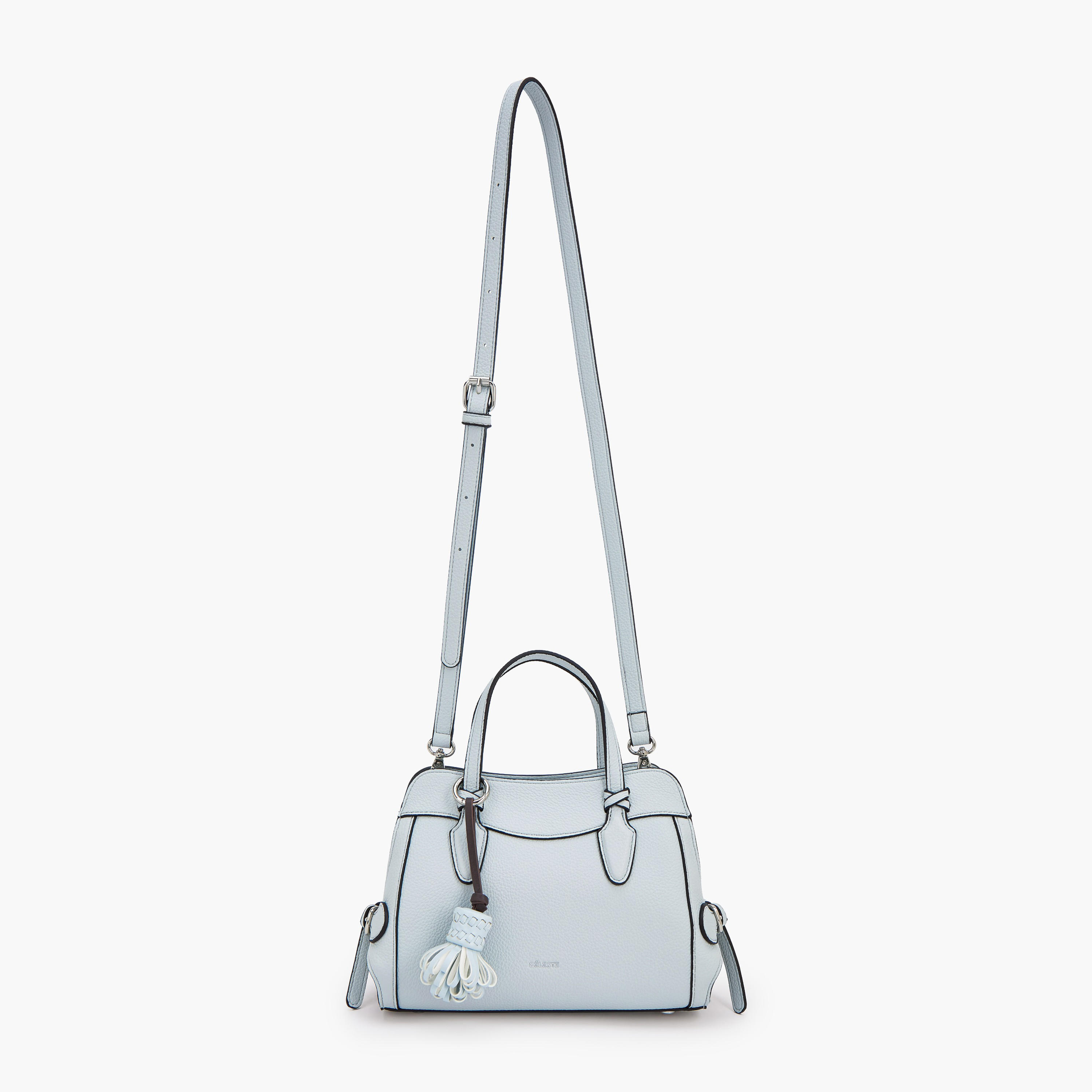 Celeste Textured Crossbody Bag with Tassel Detail-women-bagsandwallets-handbags-image-2