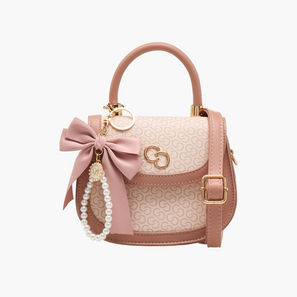 Celeste Satchel Bag with Charm Detail-girls-accessories-image-1