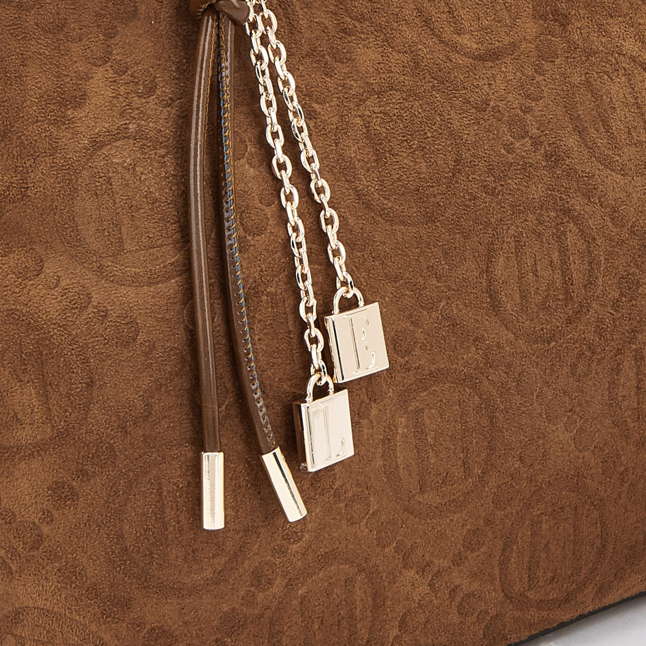 Elle Monogram Embossed Shoulder Bag with Zip Closure-women-bagsandwallets-handbags-image-3
