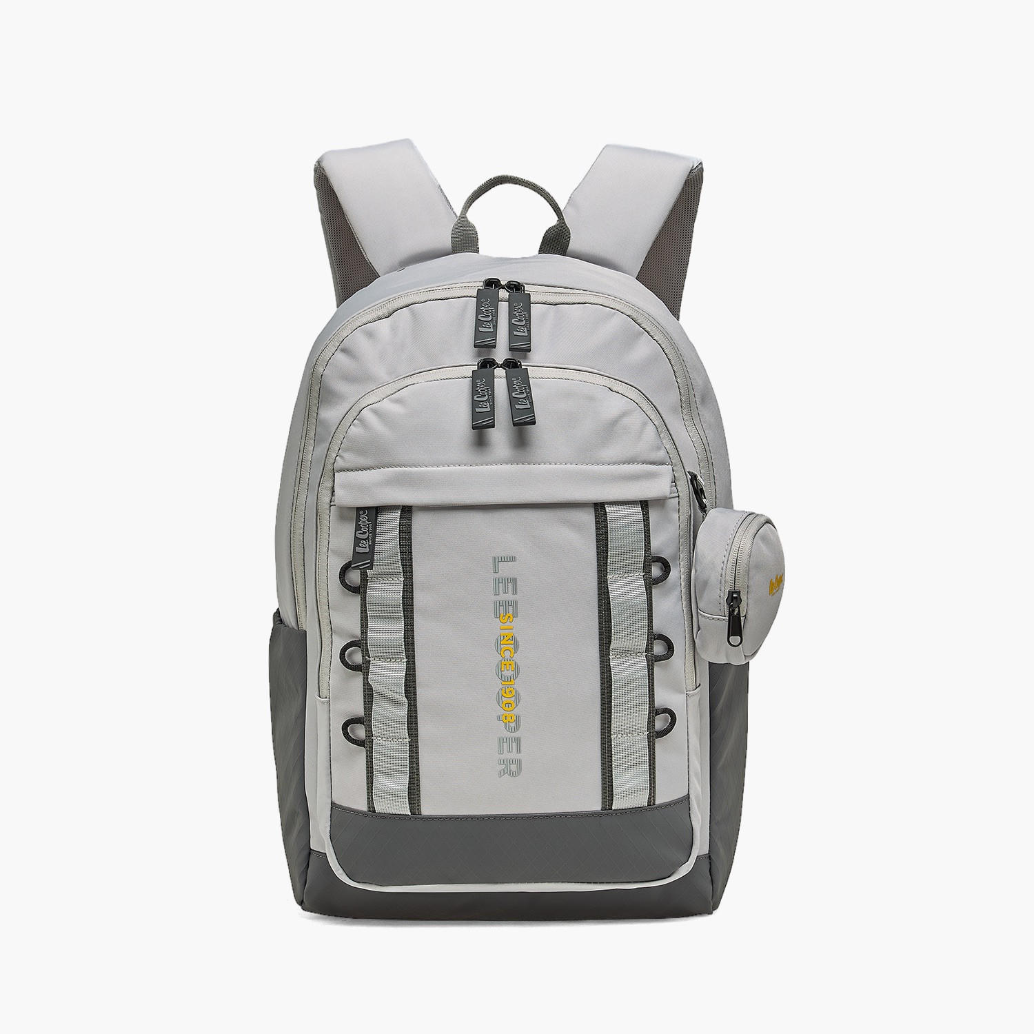 Lee Cooper Logo Print Backpack for Kids 13 Years+ with Padded Shoulder Straps-boys-accessories-bagsandbackpacks-image-1