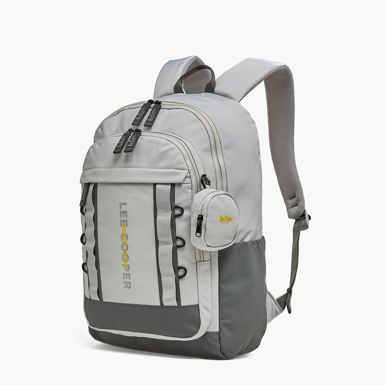Lee Cooper Logo Print Backpack for Kids 13 Years+ with Padded Shoulder Straps-boys-accessories-bagsandbackpacks-image-5