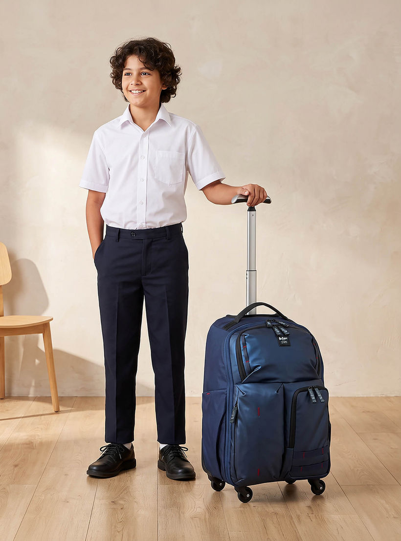 شنطة سادة بعجلات ومقبض قابل للسحب للأطفال من 13 سنة من لي كوبر-school-bagsandbackpacks-trolleybags-image-3
