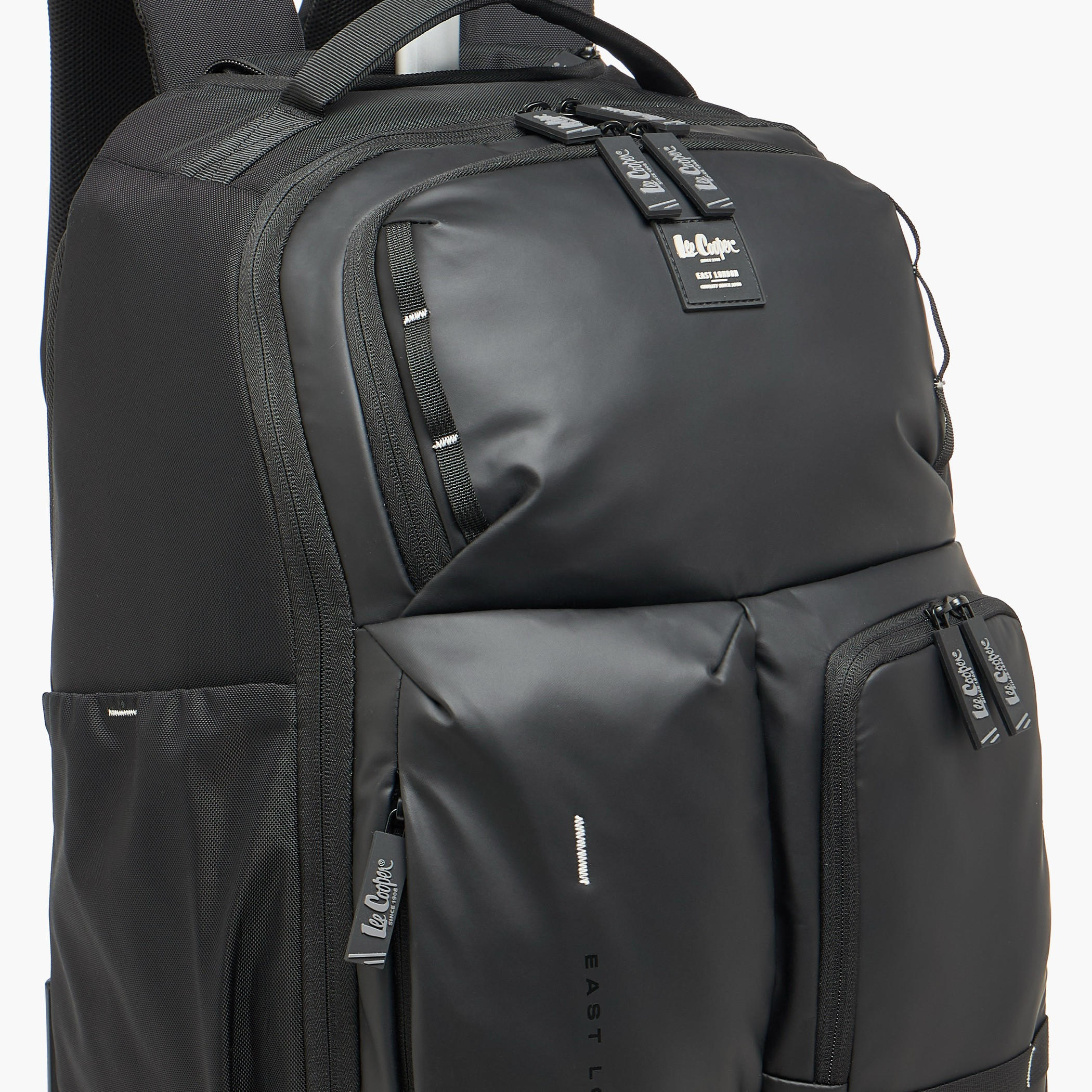 Lee Cooper Solid Trolley Bag for Kids 13 Years+ with Retractable Handle-school-bagsandbackpacks-trolleybags-image-5