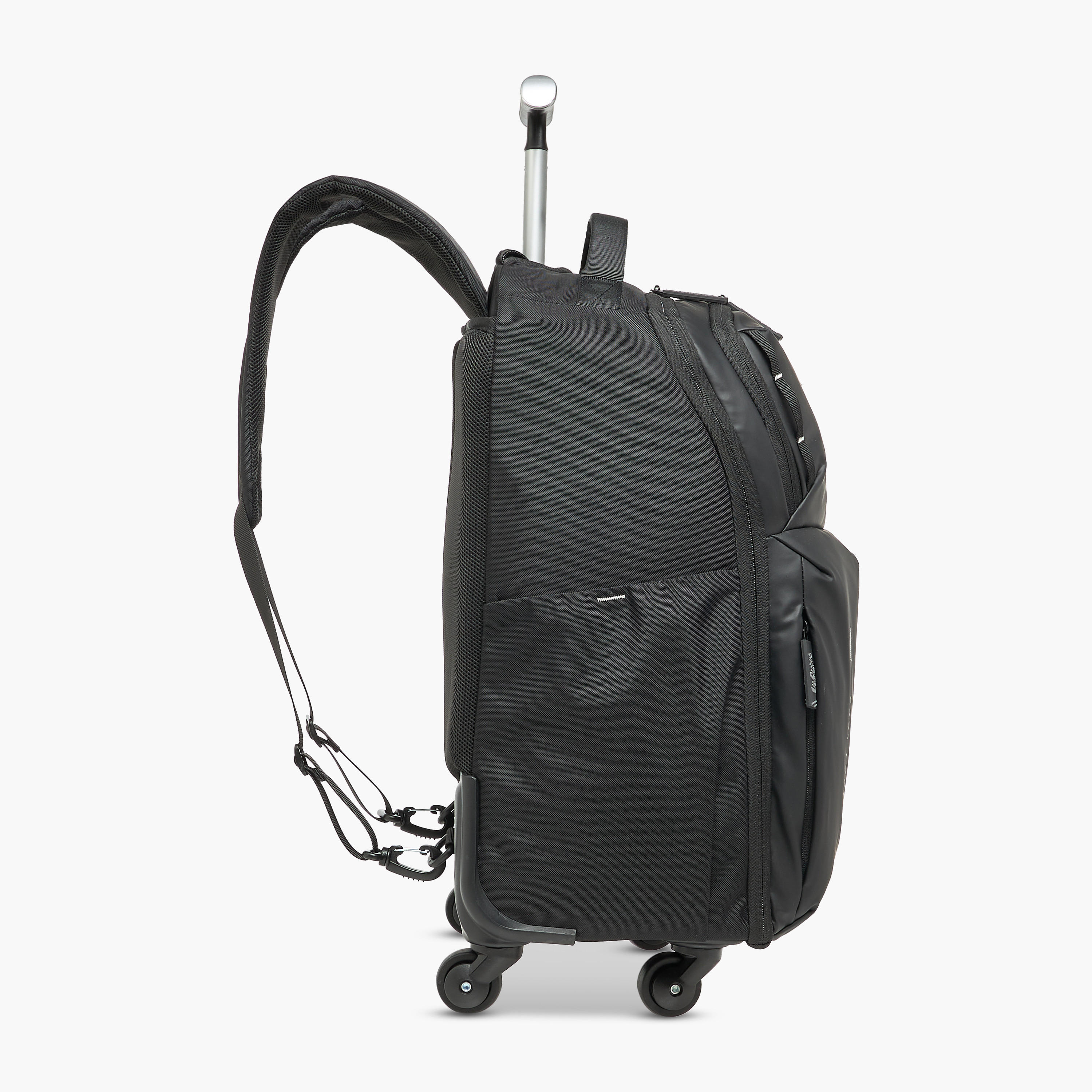 Lee Cooper Solid Trolley Bag for Kids 13 Years+ with Retractable Handle-school-bagsandbackpacks-trolleybags-image-7