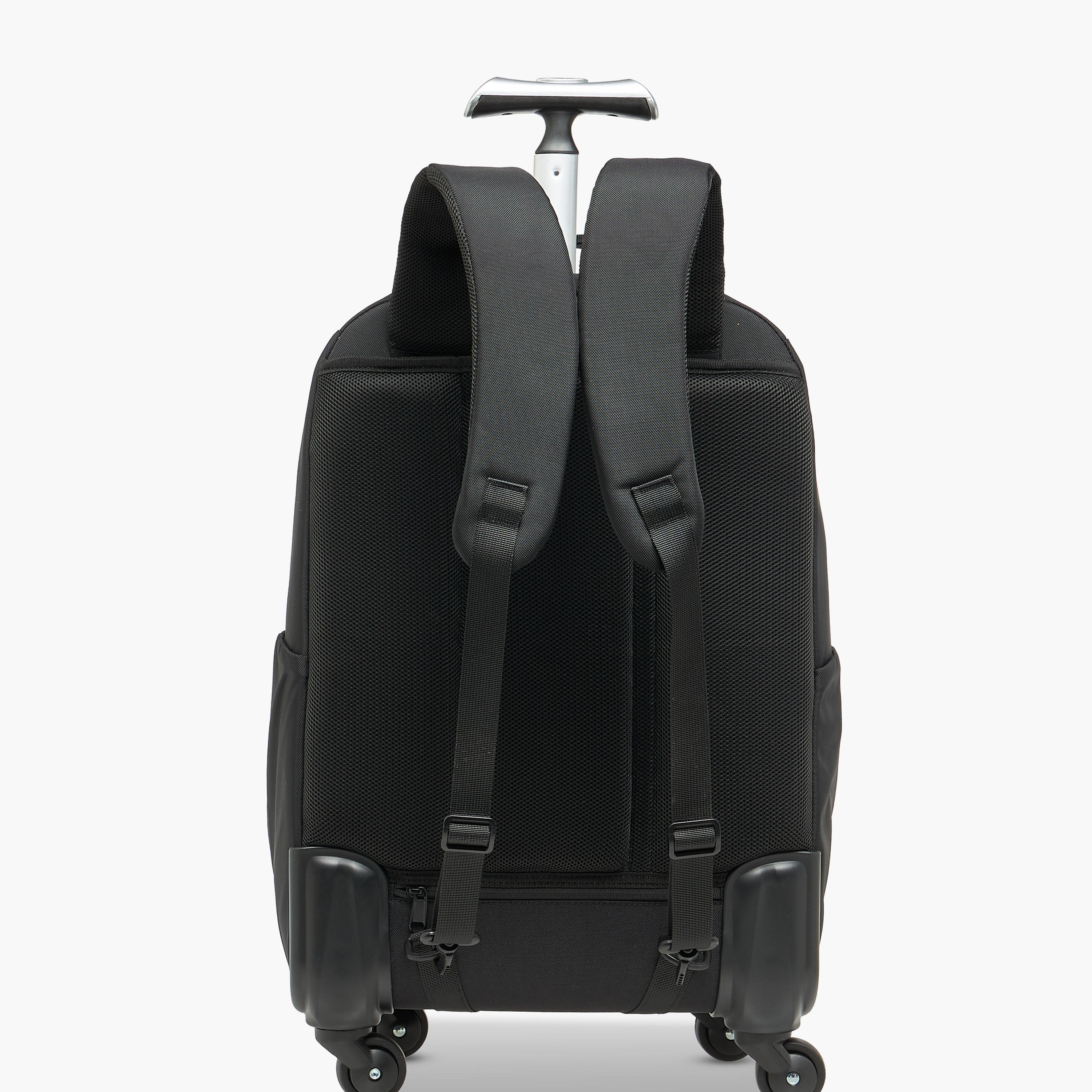 Lee Cooper Solid Trolley Bag for Kids 13 Years+ with Retractable Handle-school-bagsandbackpacks-trolleybags-image-8