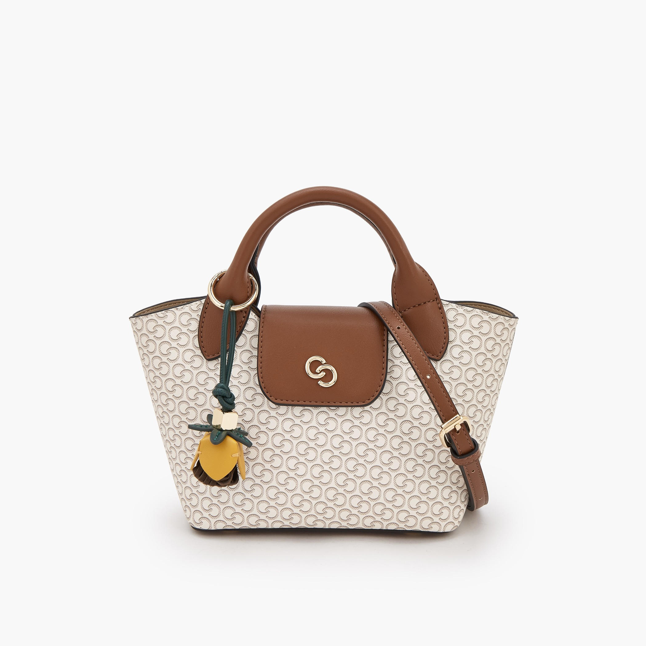 Celeste Monogram Print Tote Bag with Pouch-women-bagsandwallets-handbags-image-1