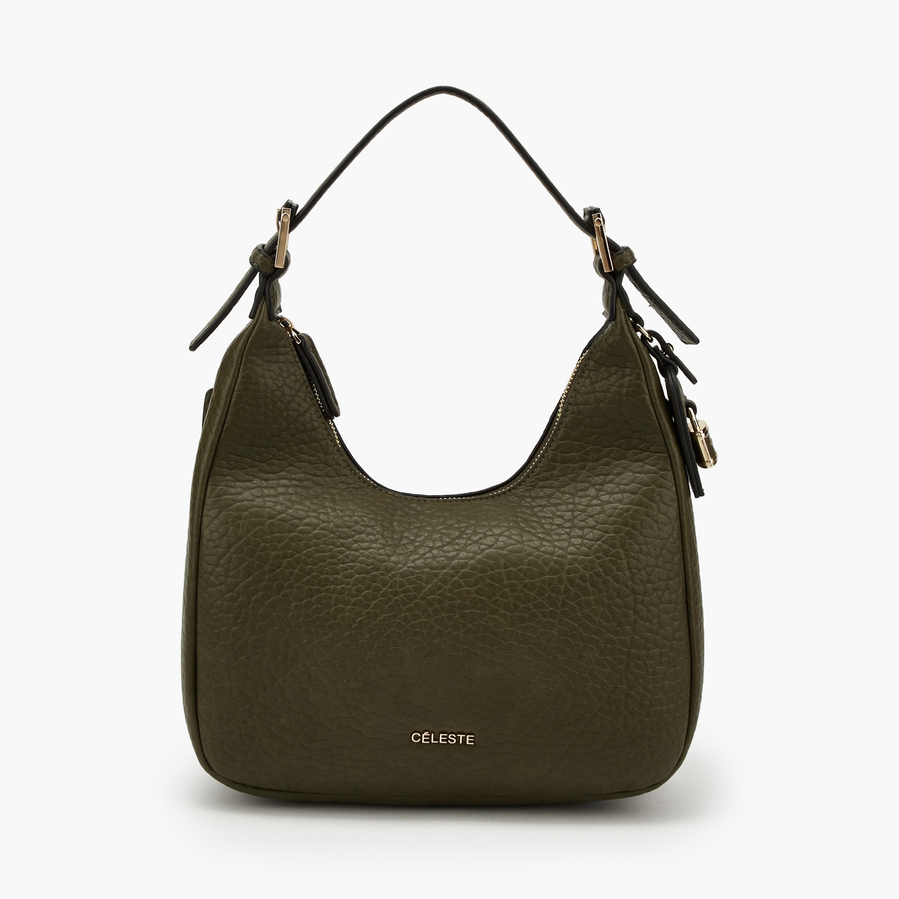 شنطة كتف بارزة الملمس بحزام قابل للتعديل من سيليست-women-bagsandwallets-handbags-image-1