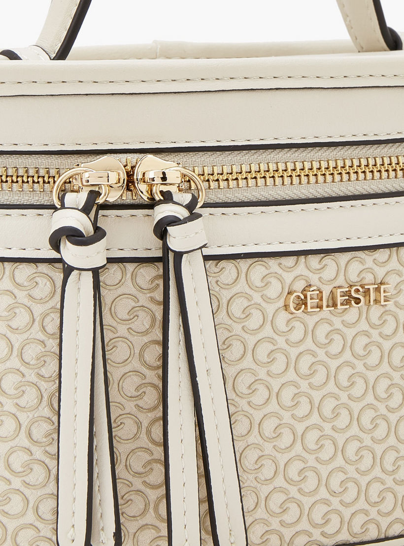 شنطة كروس بودي بطبعة مونوجرام وحزام قابل للفصل من سيليست-women-bagsandwallets-handbags-image-4