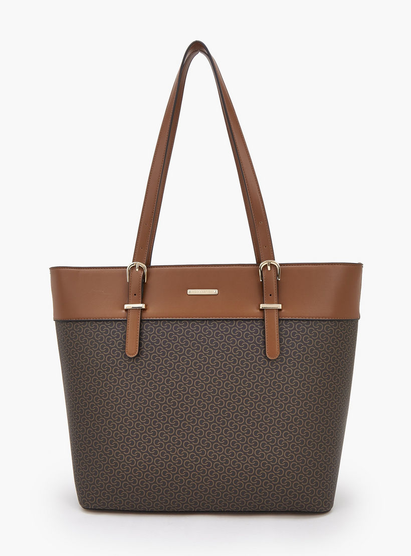 طقم شنط توت بطبعة مونوجرام وسحاب إغلاق من سيليست - طقم من 4 قطع-women-bagsandwallets-handbags-image-2