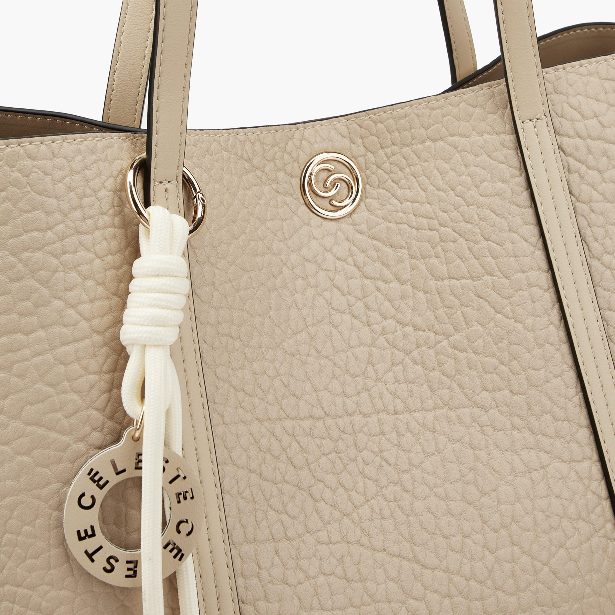 Celeste Textured Tote Bag with Pouch-women-bagsandwallets-handbags-image-10