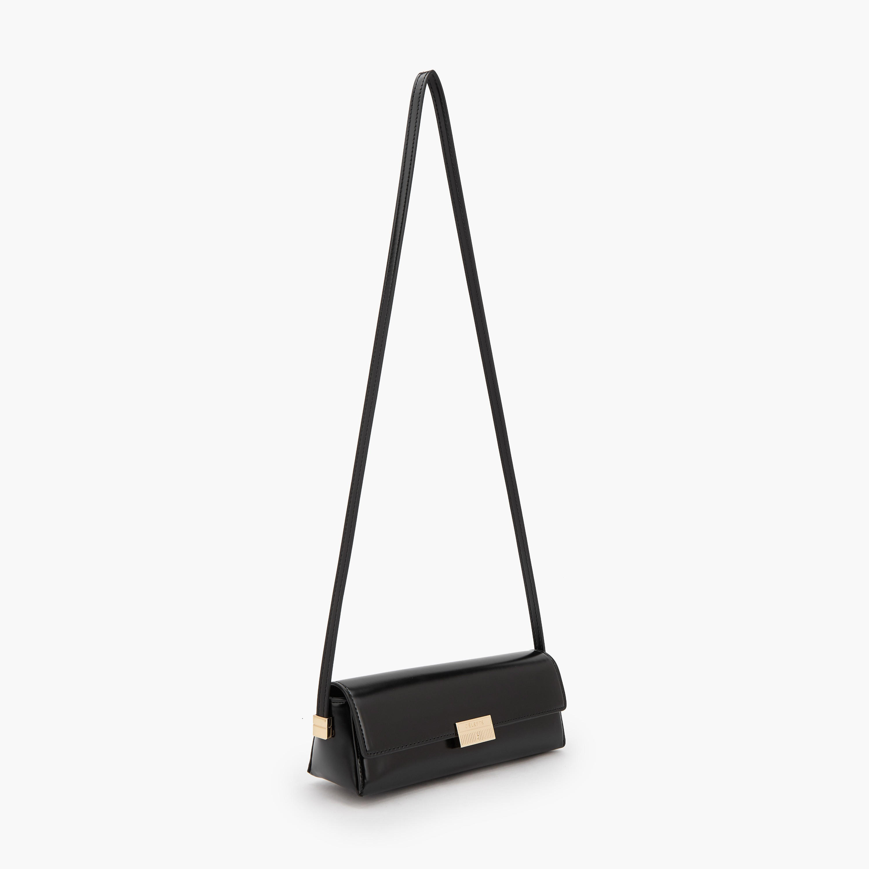 Celeste Solid Crossbody Bag with Magnetic Flap Closure-women-bagsandwallets-handbags-image-2