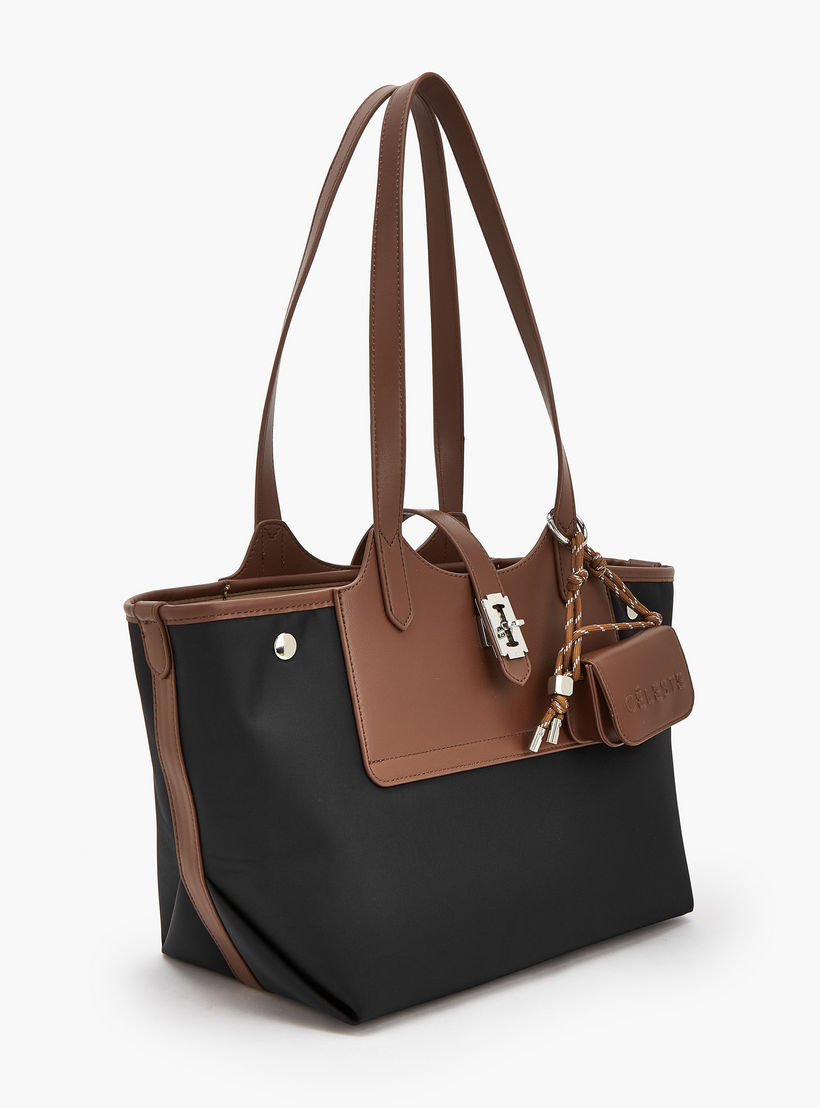 شنطة توتي بارزة الملمس بشنطة صغيرة وسحاب إغلاق من سيليست-women-bagsandwallets-handbags-image-2