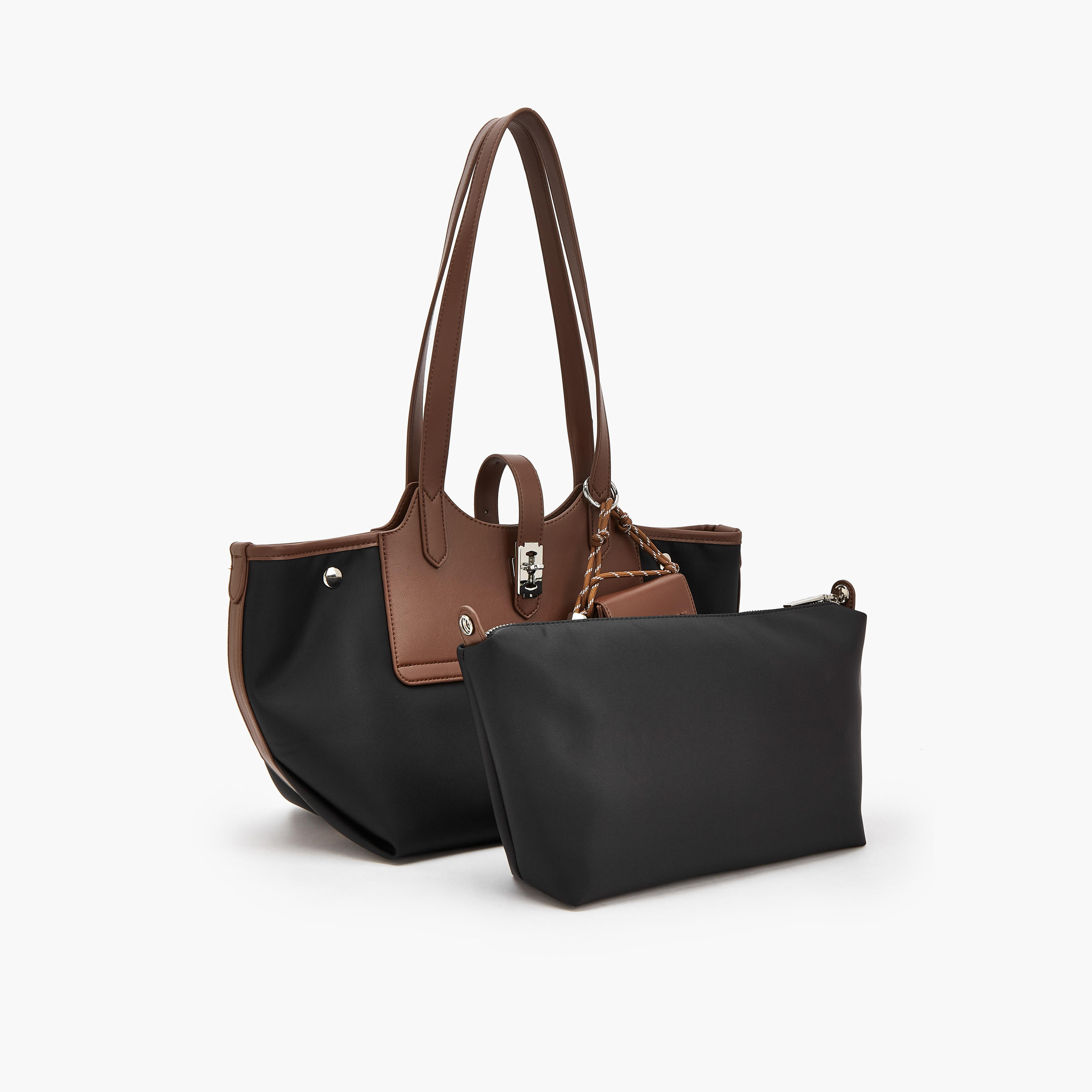 شنطة توتي بارزة الملمس بشنطة صغيرة وسحاب إغلاق من سيليست-women-bagsandwallets-handbags-image-6