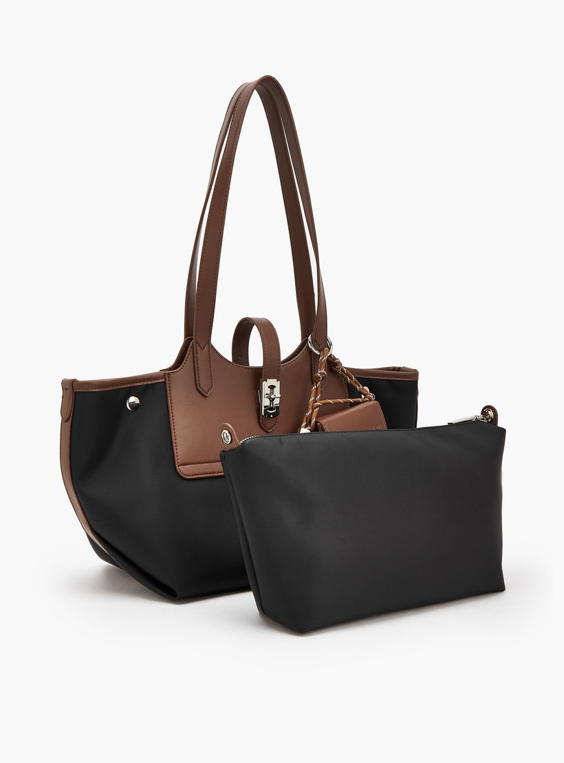 شنطة توتي بارزة الملمس بشنطة صغيرة وسحاب إغلاق من سيليست-women-bagsandwallets-handbags-image-6