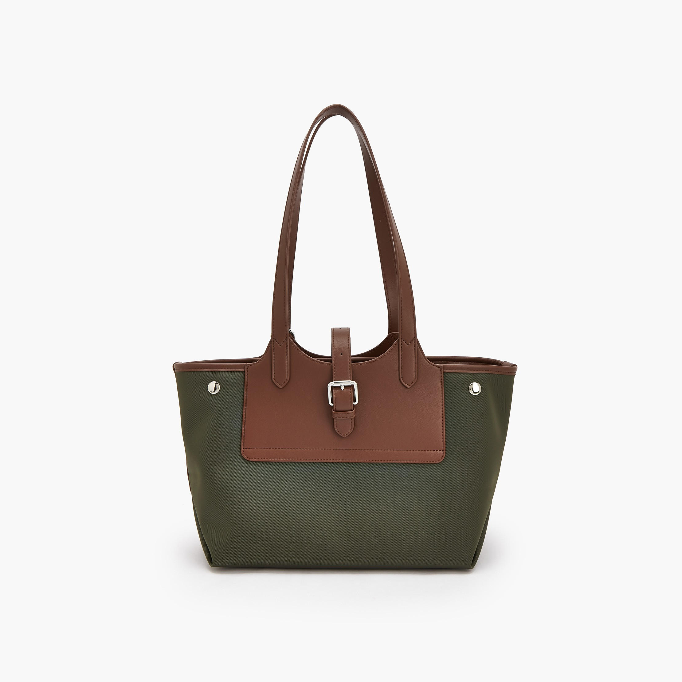 Celeste Textured Tote Bag with Pouch and Zip Closure-women-bagsandwallets-handbags-image-3