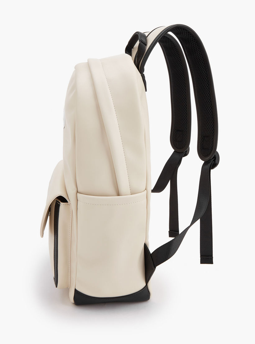 Lee Cooper Logo Print Backpack with Adjustable Shoulder Straps-women-bagsandwallets-backpacks-image-6