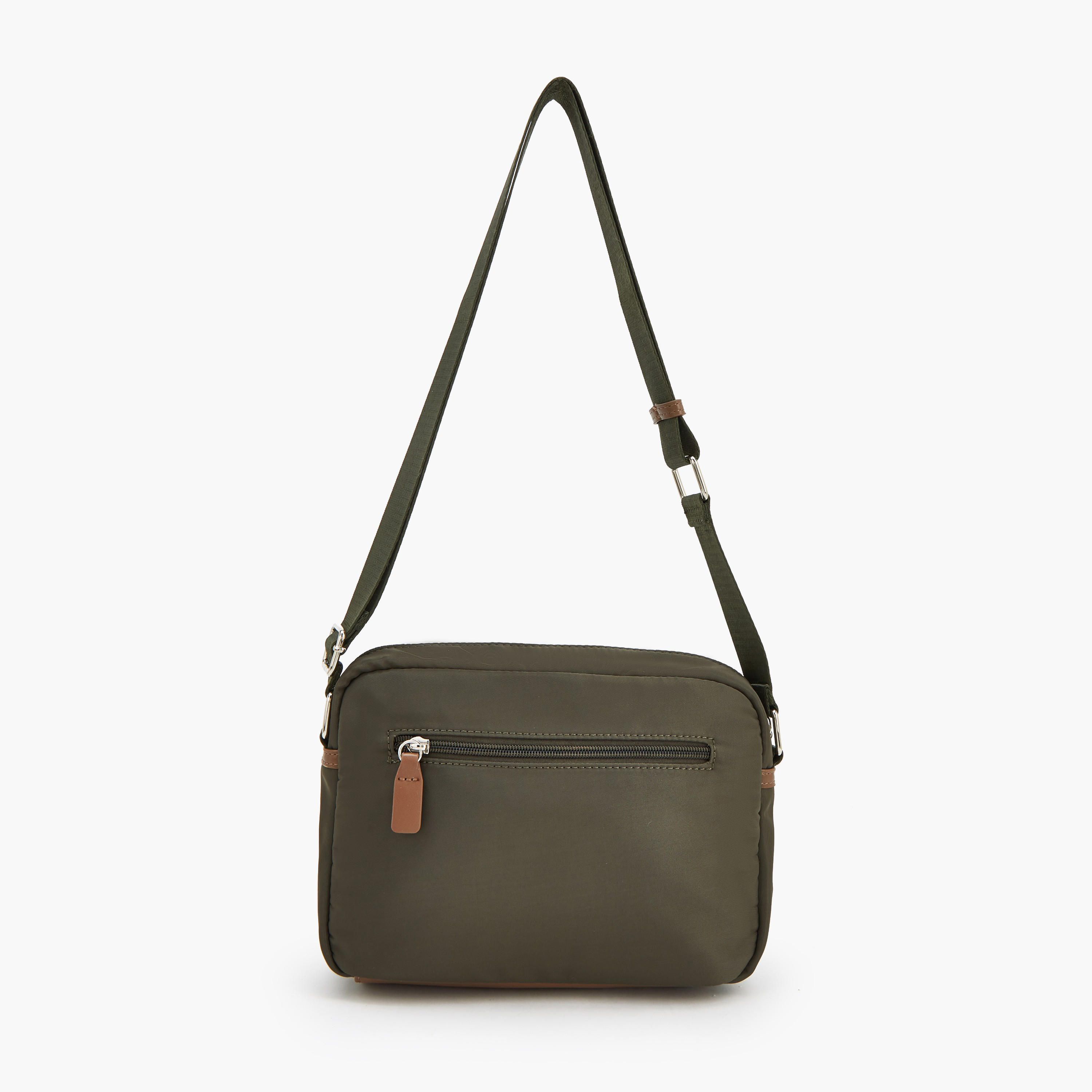 Lee Cooper Suede Crossbody Bag with Front Pocket-women-bagsandwallets-handbags-image-4