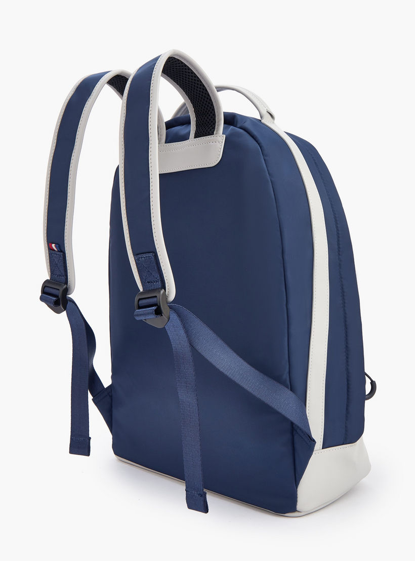 Lee Cooper Logo Print Backpack with Adjustable Shoulder Straps-school-bagsandbackpacks-backpacks-image-7