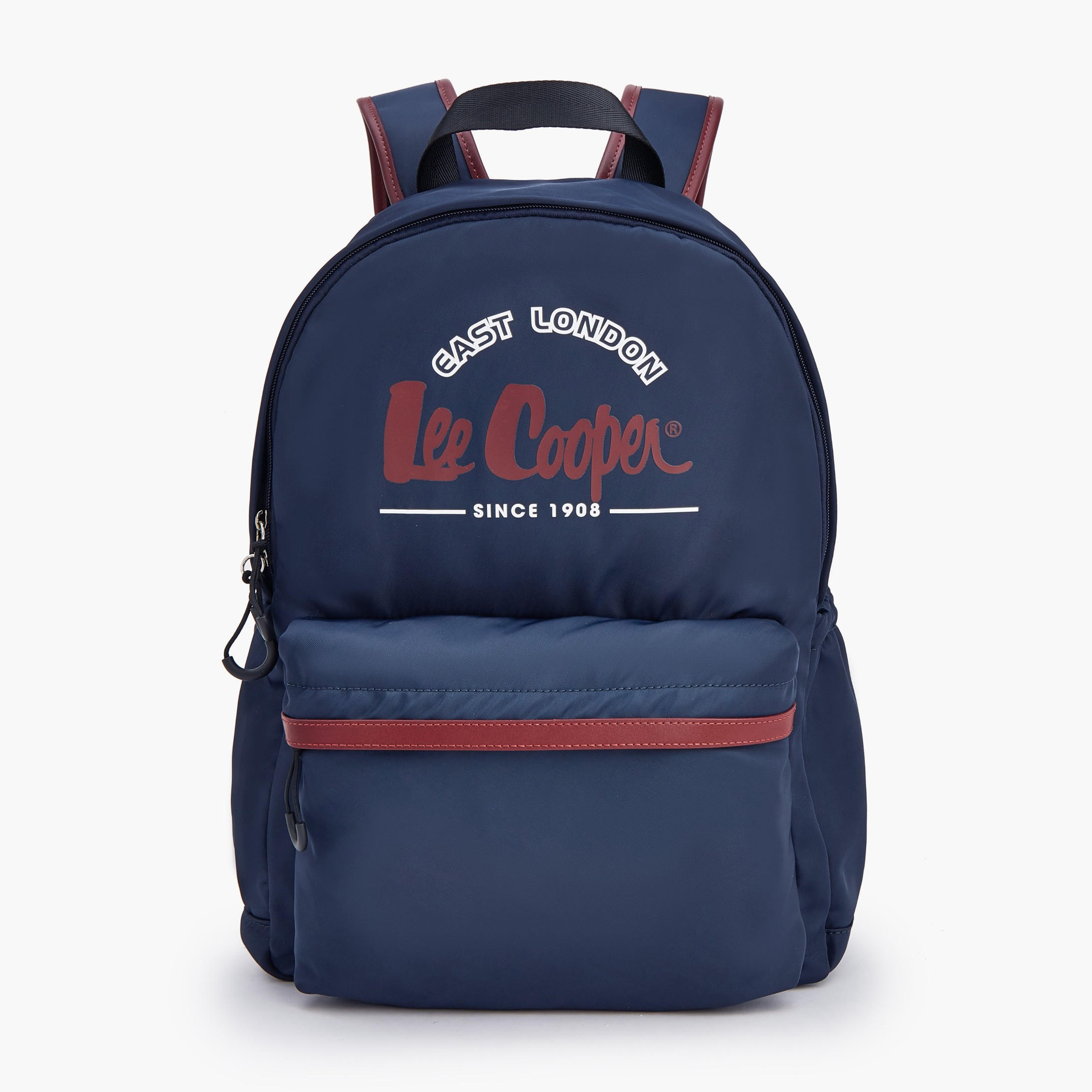Lee Cooper Logo Print Backpack with Front Pocket-school-bagsandbackpacks-backpacks-image-1