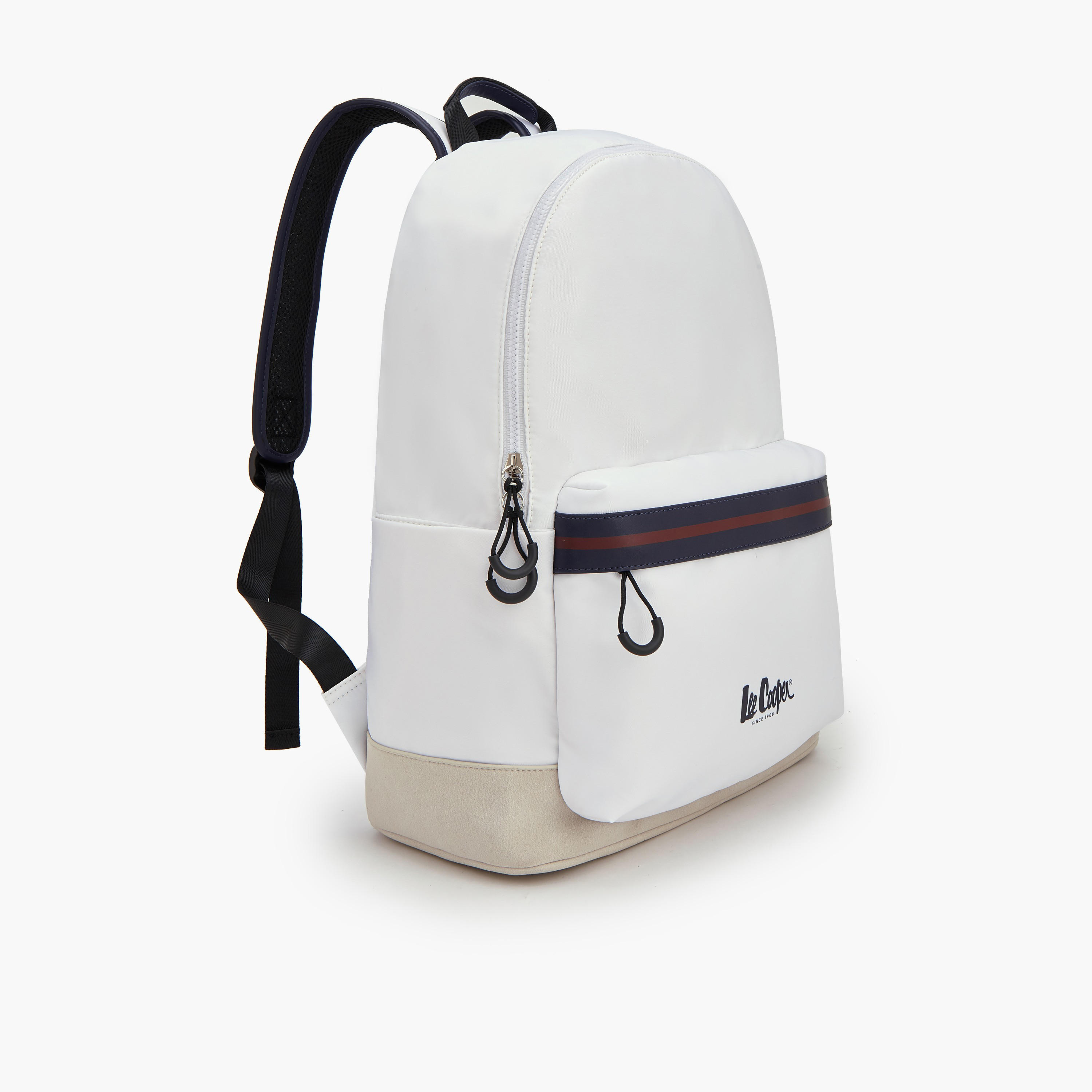 شنطة ظهر بأحزمة كتف قابلة للتعديل وطبعات الشعار من لي كوبر-school-bagsandbackpacks-backpacks-image-4