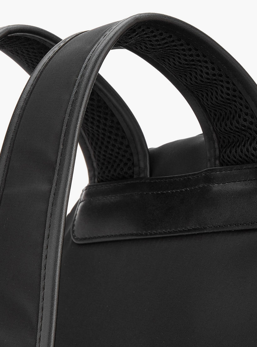 Lee Cooper Logo Print Backpack with Adjustable Shoulder Straps-school-bagsandbackpacks-backpacks-image-6
