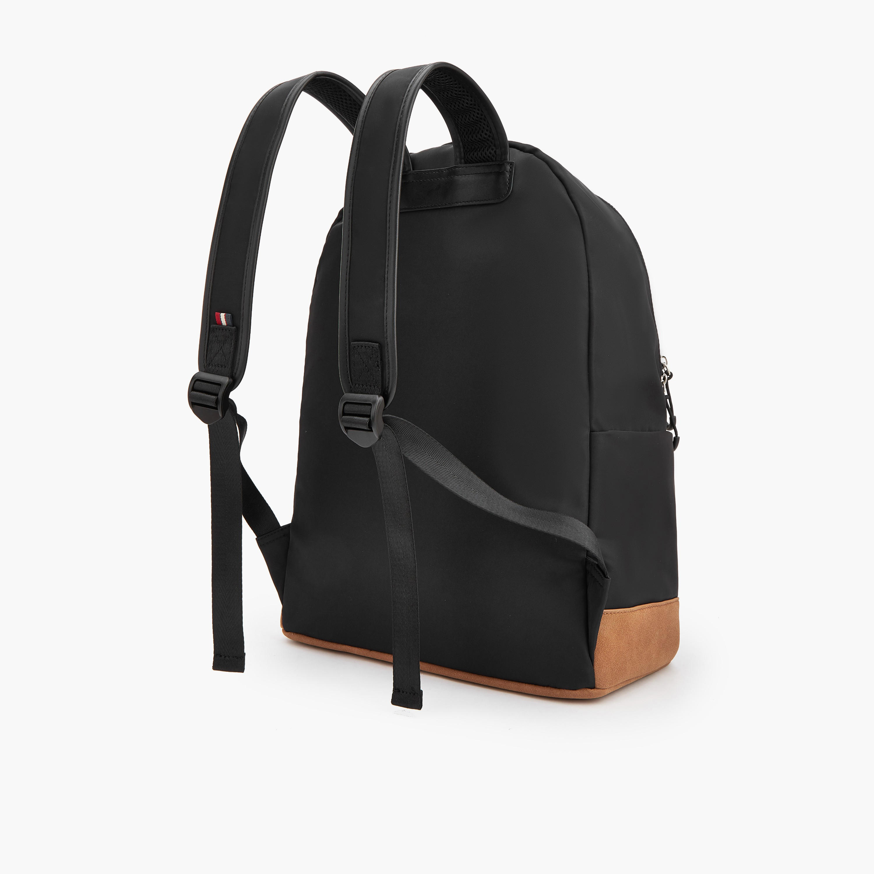 Lee Cooper Logo Print Backpack with Adjustable Shoulder Straps-school-bagsandbackpacks-backpacks-image-7