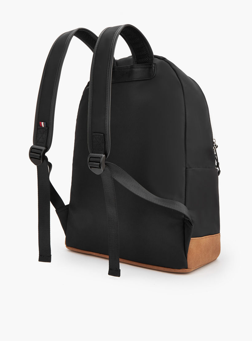 Lee Cooper Logo Print Backpack with Adjustable Shoulder Straps-school-bagsandbackpacks-backpacks-image-7