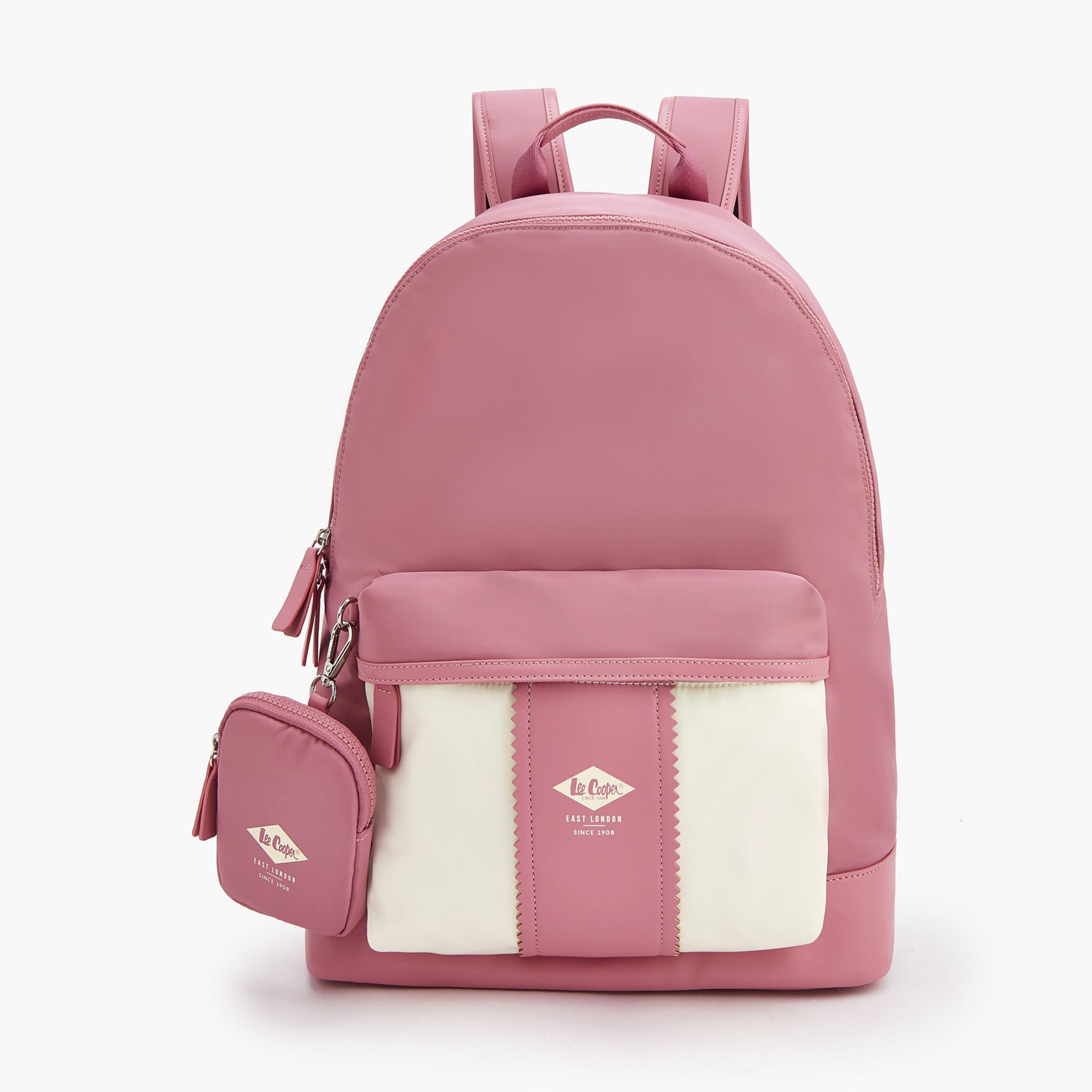 Lee Cooper Solid Backpack with Adjustable Shoulder Straps-school-bagsandbackpacks-backpacks-image-1