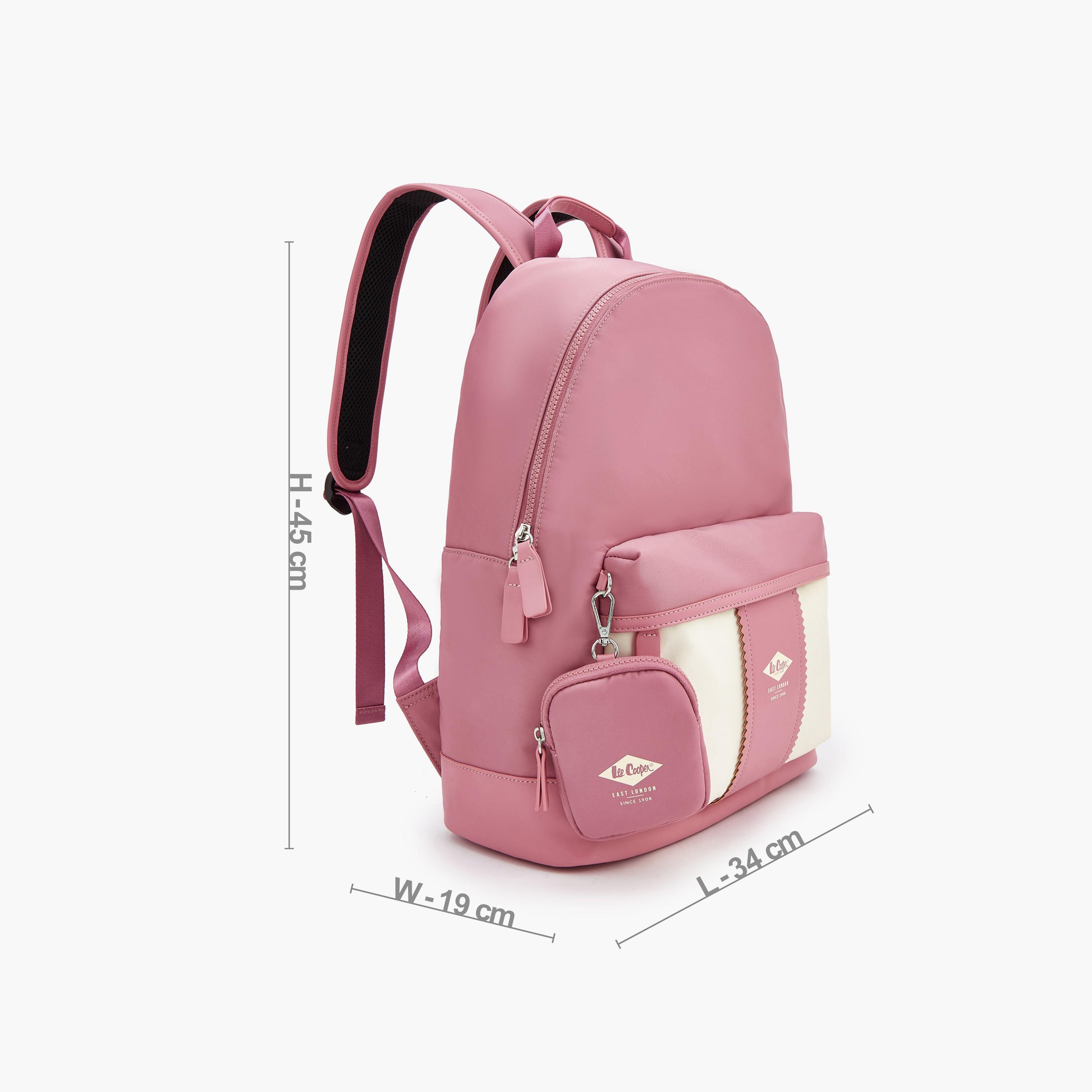 Lee Cooper Solid Backpack with Adjustable Shoulder Straps-school-bagsandbackpacks-backpacks-image-2