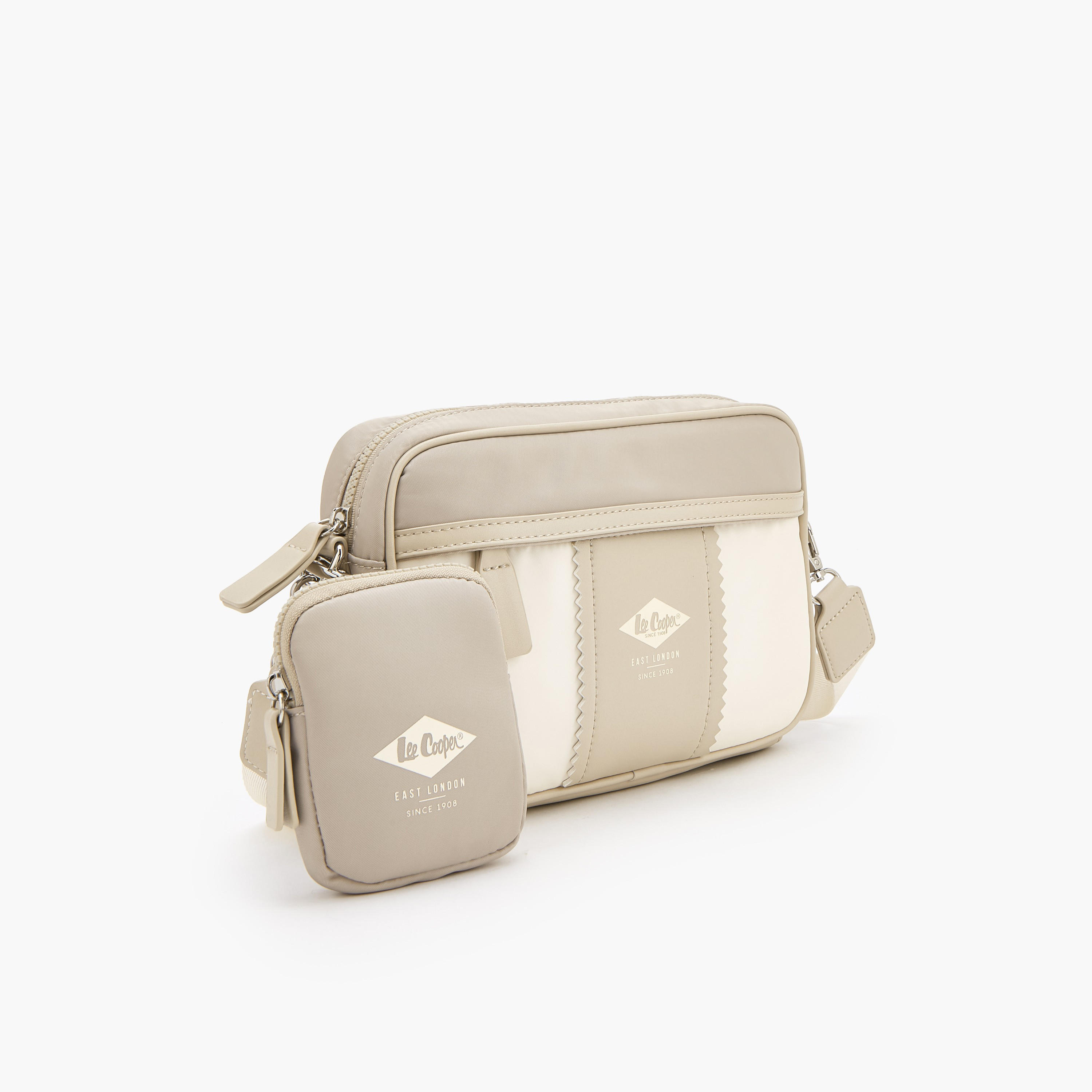 Lee Cooper Colourblock Crossbody Bag with Pouch-women-bagsandwallets-handbags-image-2
