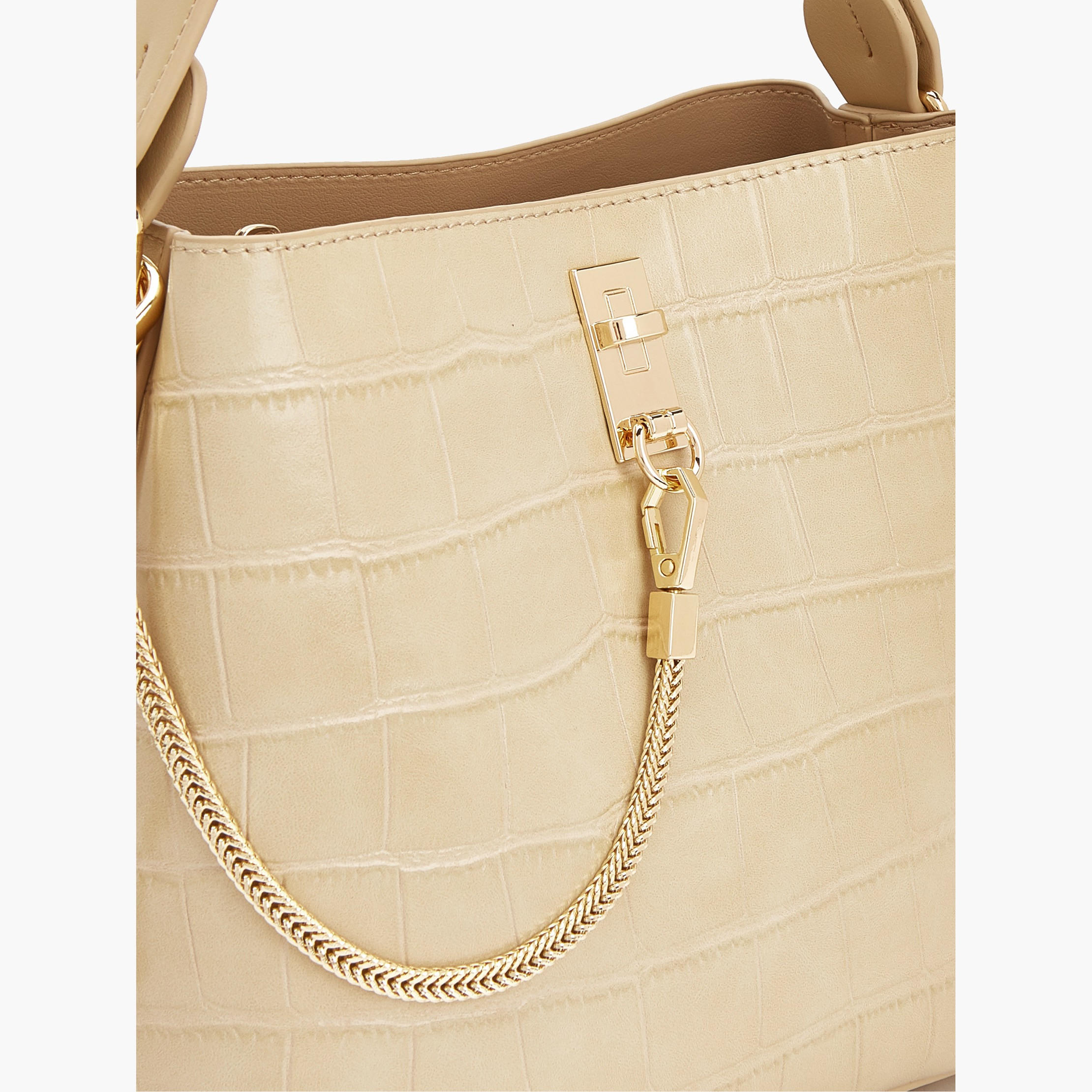 Celeste Textured Shoulder Bag with Zip Closure-women-bagsandwallets-handbags-image-4