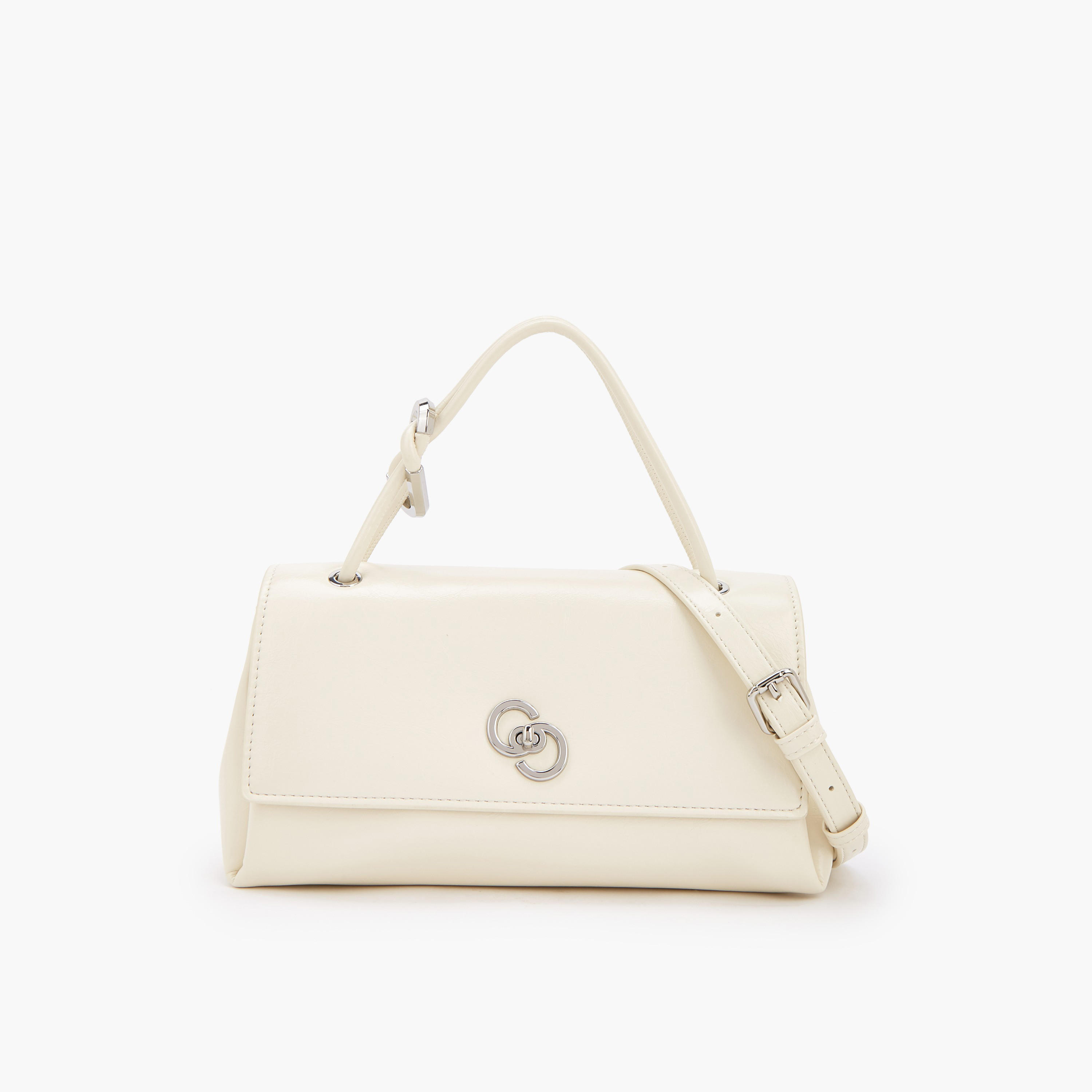 شنطة ساتشيل سادة بحزام قابل للفصل من سيليست-women-bagsandwallets-handbags-image-1