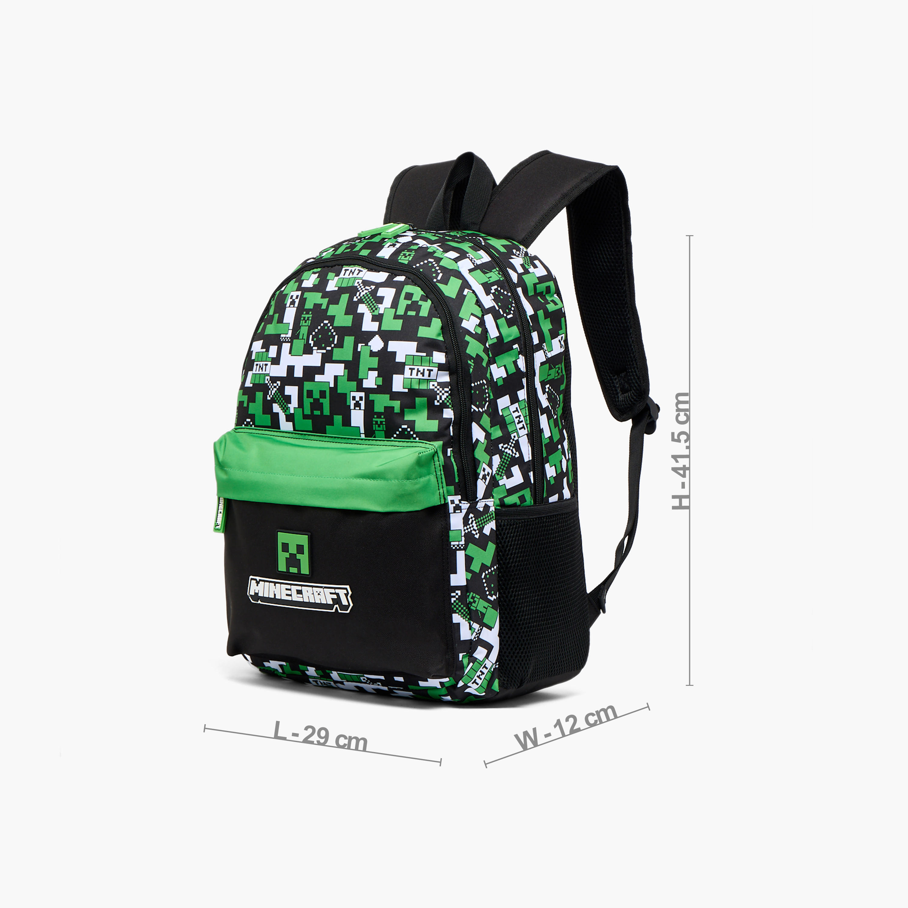 Minecraft Pixelated Print 3-Piece School Backpack Set for Boys 13 Years+-school-bagsandbackpacks-backpacks-image-8