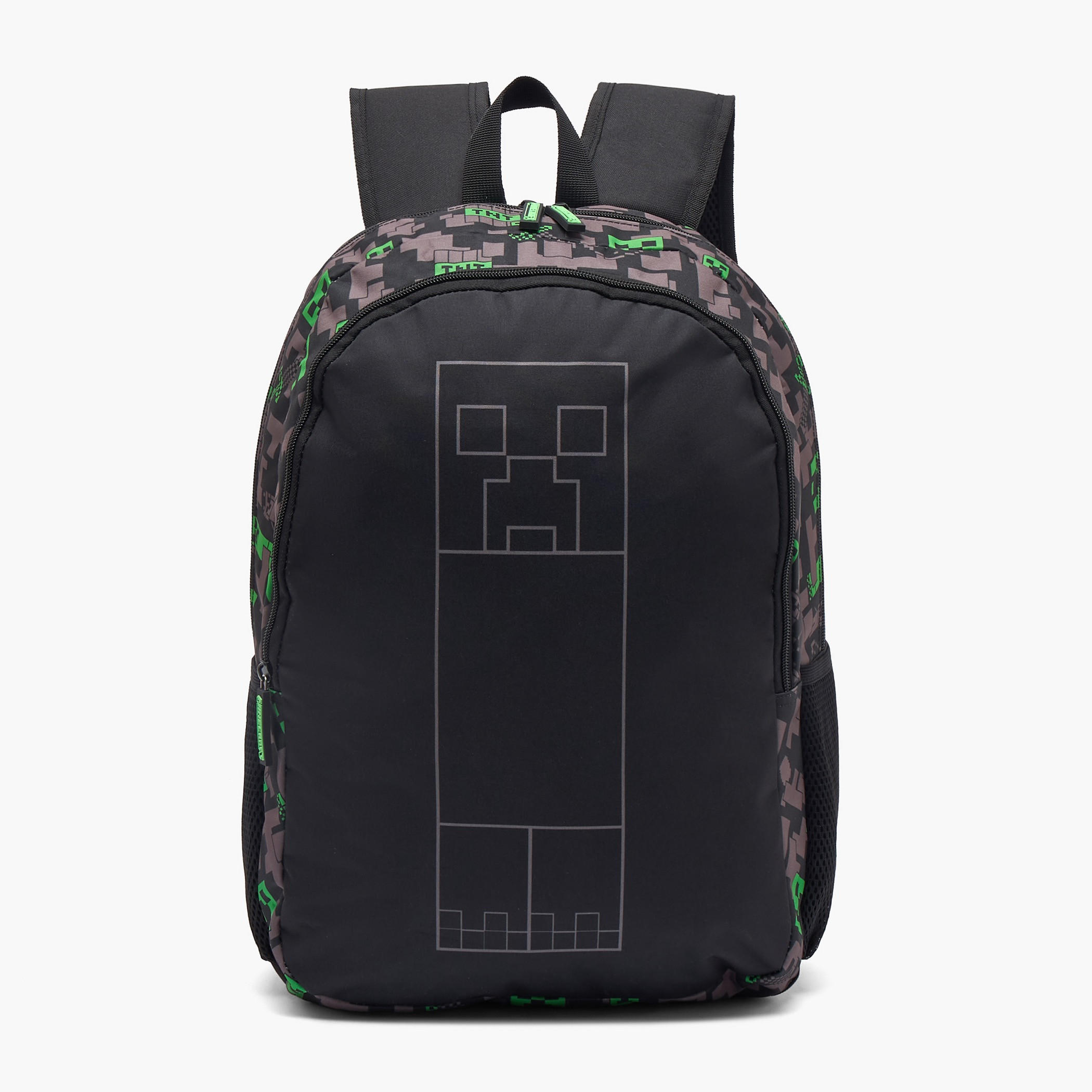 شنطة ظهر بطبعات للأولاد من 13 سنة فأكثر مع أحزمة كتف مبطنة من ماينكرافت-boys-accessories-bagsandbackpacks-image-1