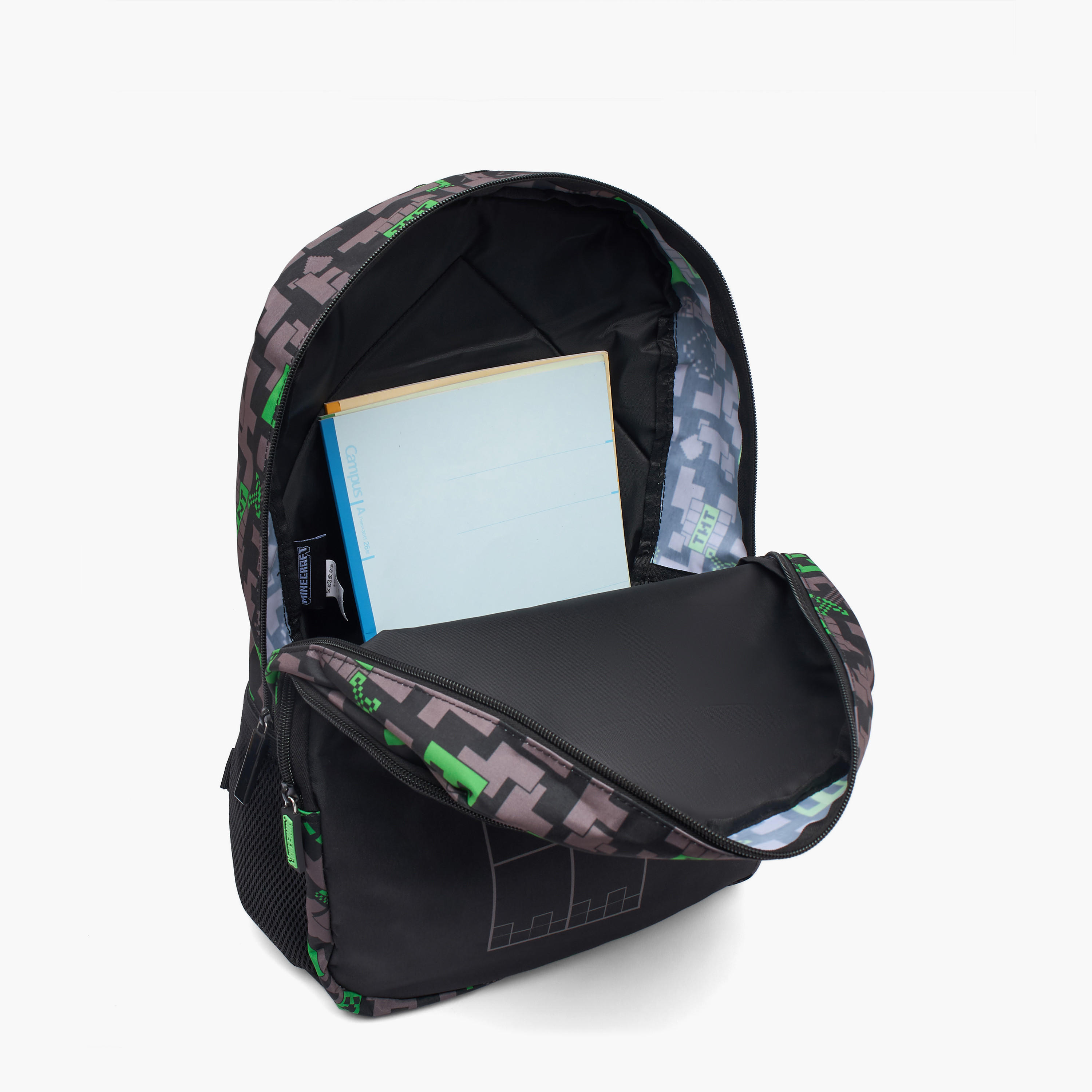 شنطة ظهر بطبعات للأولاد من 13 سنة فأكثر مع أحزمة كتف مبطنة من ماينكرافت-boys-accessories-bagsandbackpacks-image-5