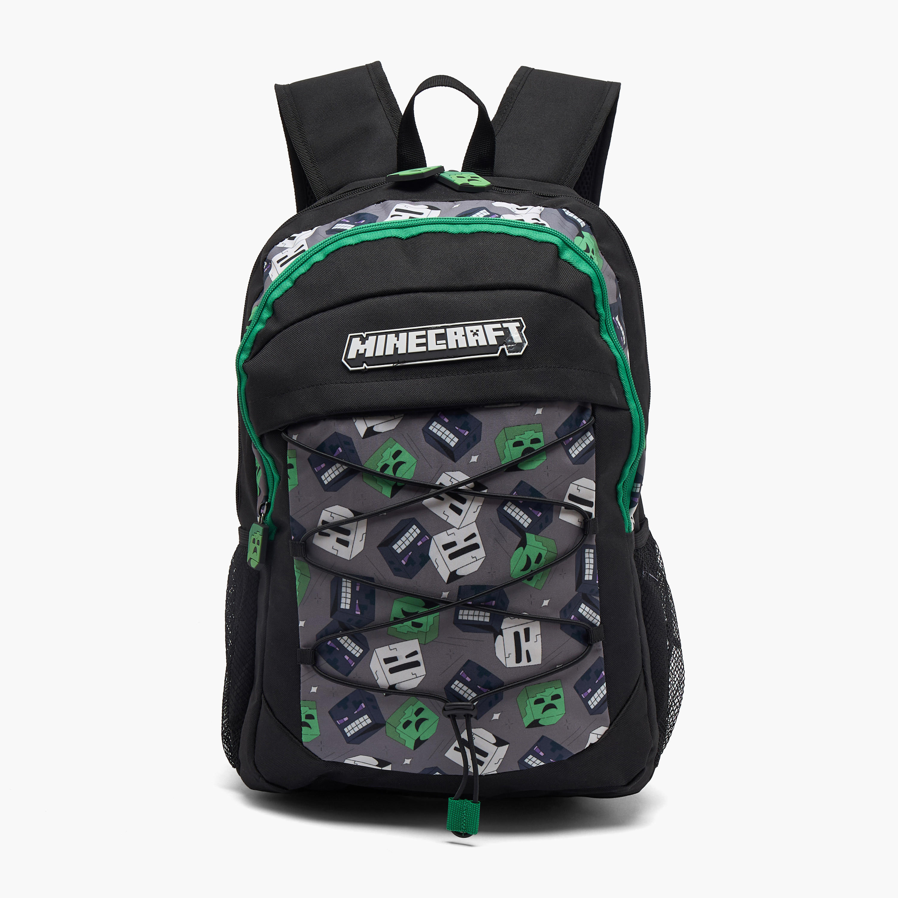 شنطة ظهر مدرسية بأحزمة كتف مبطنة وطبعات للأولاد بعمر 13 سنة فأكثر من ماينكرافت -boys-accessories-bagsandbackpacks-image-1