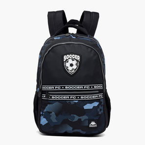 Kappa Printed Backpack for Kids 13+ Years with Cushioned Straps-school-image-1